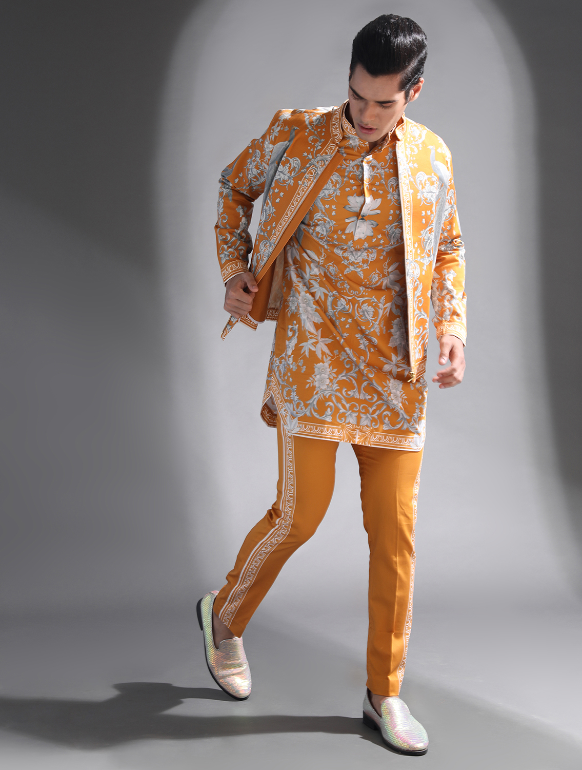 Vulcan Printed Bomber Jacket Front