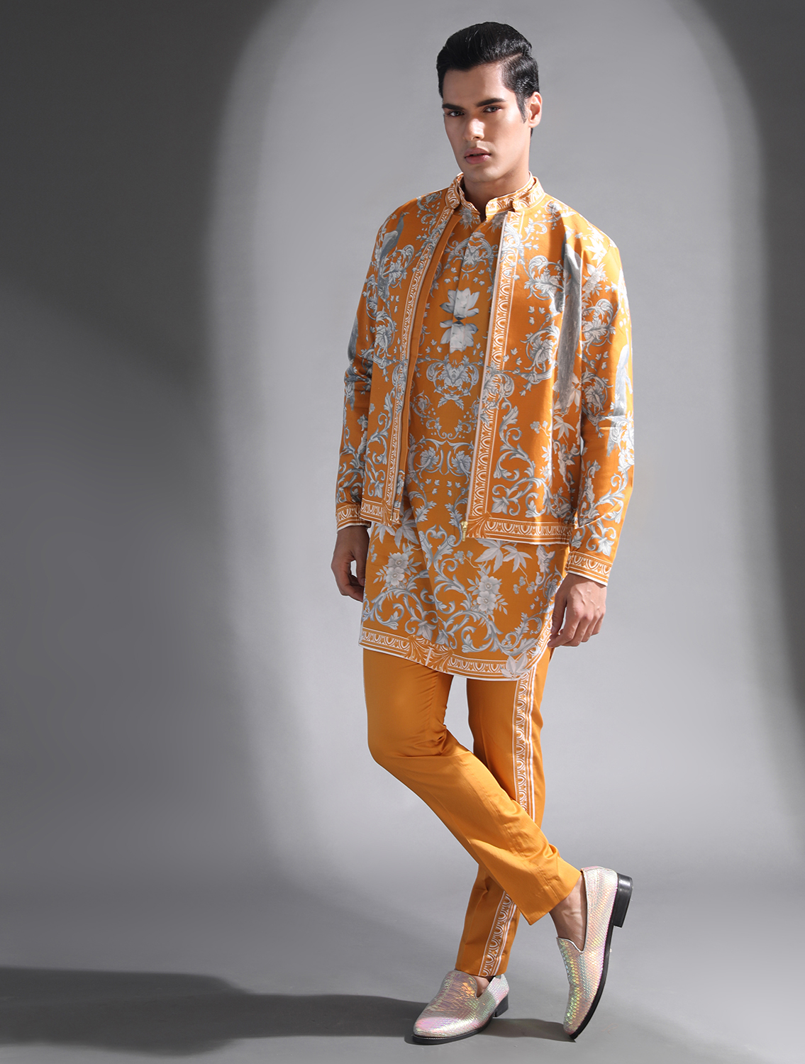 Vulcan Printed Bomber Jacket Full