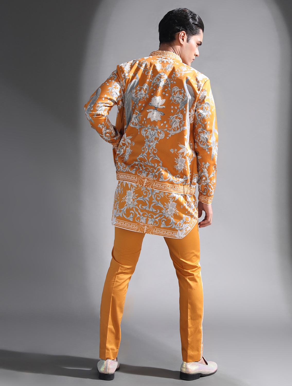 Vulcan Printed Bomber Jacket Back