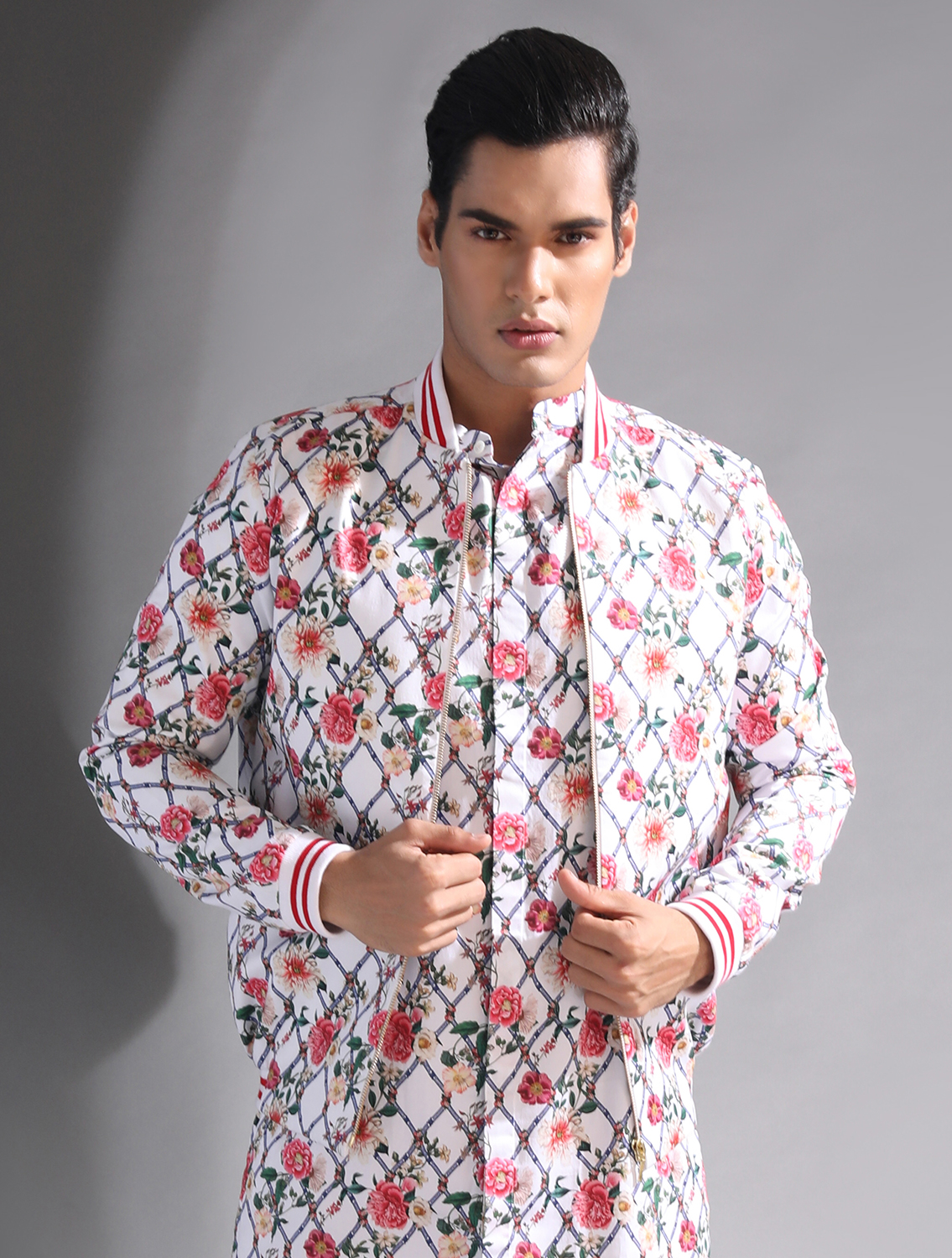 Wheaton Printed Bomber Jacket