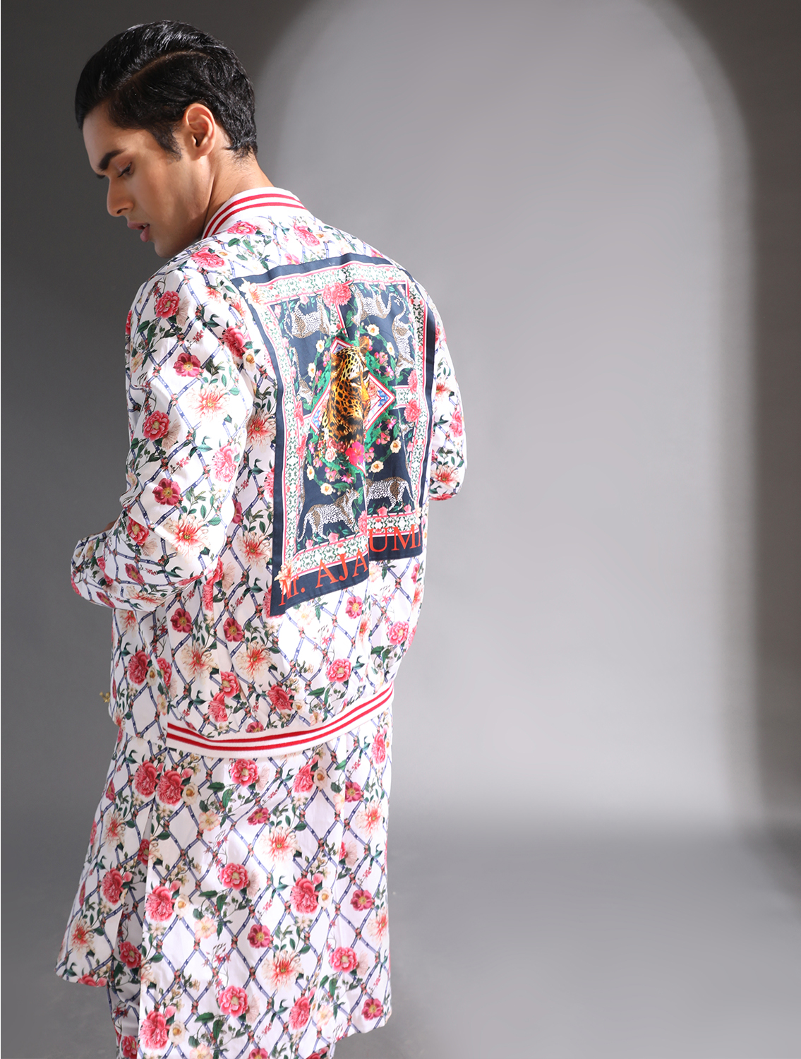 Wheaton Printed Bomber Jacket