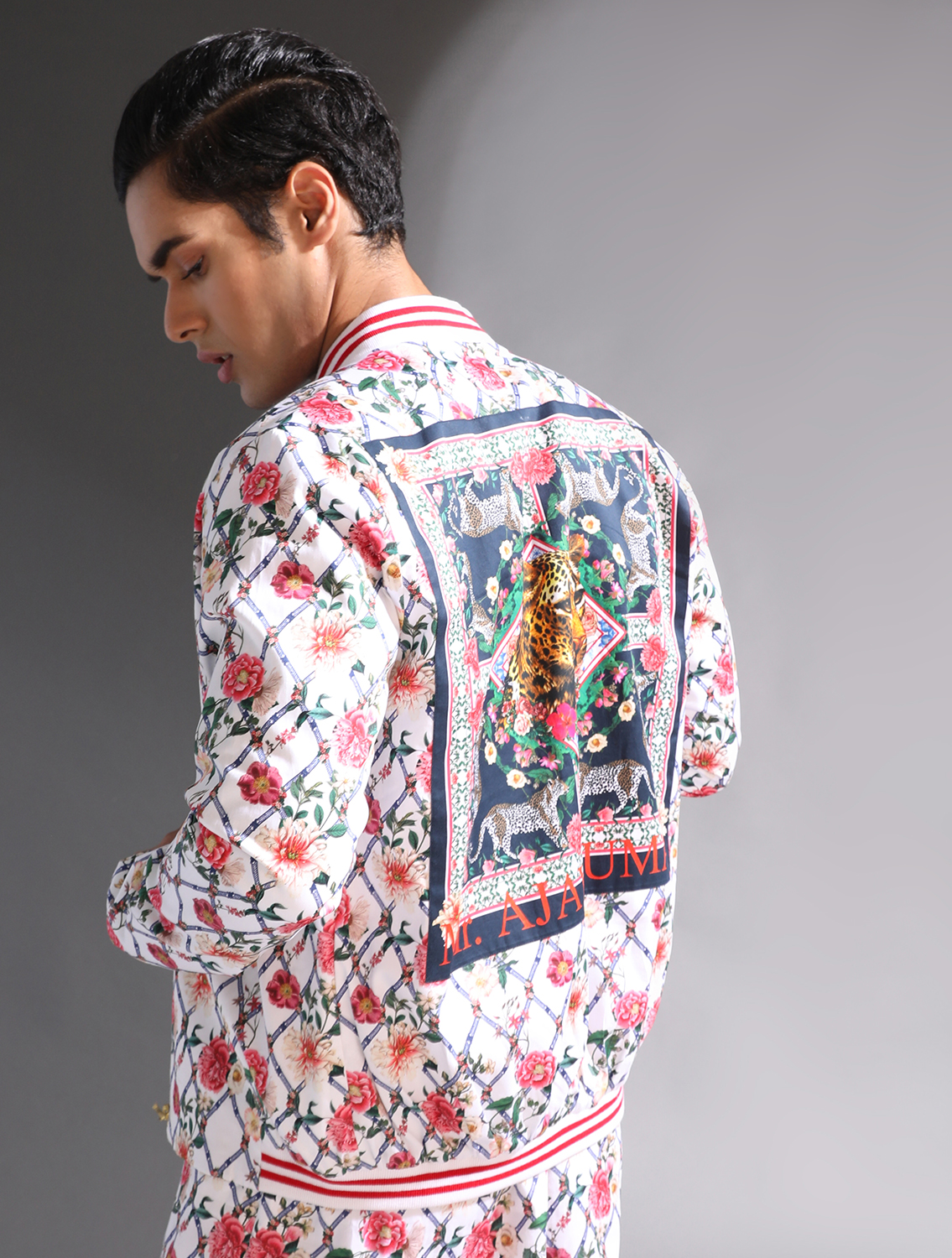 Wheaton Printed Bomber Jacket