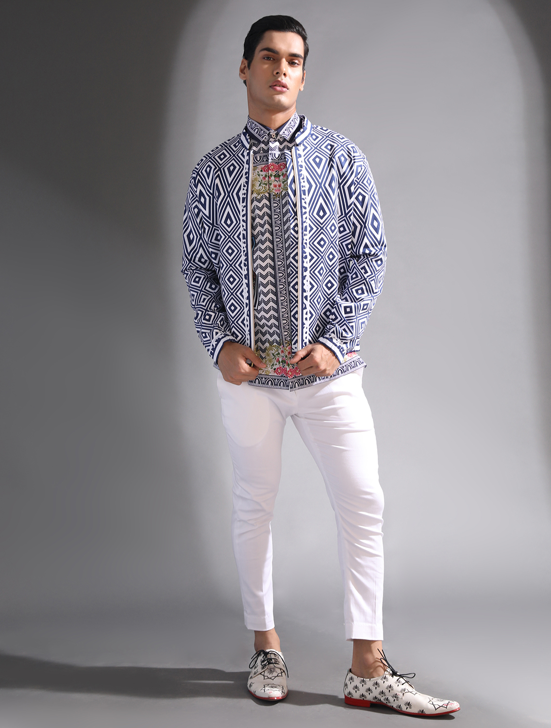 Romulus Printed Bomber Jacket