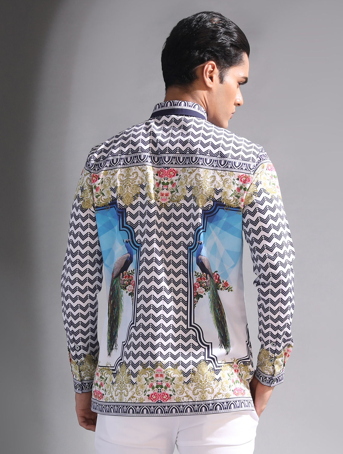 Navy Baroque Signature Shirt