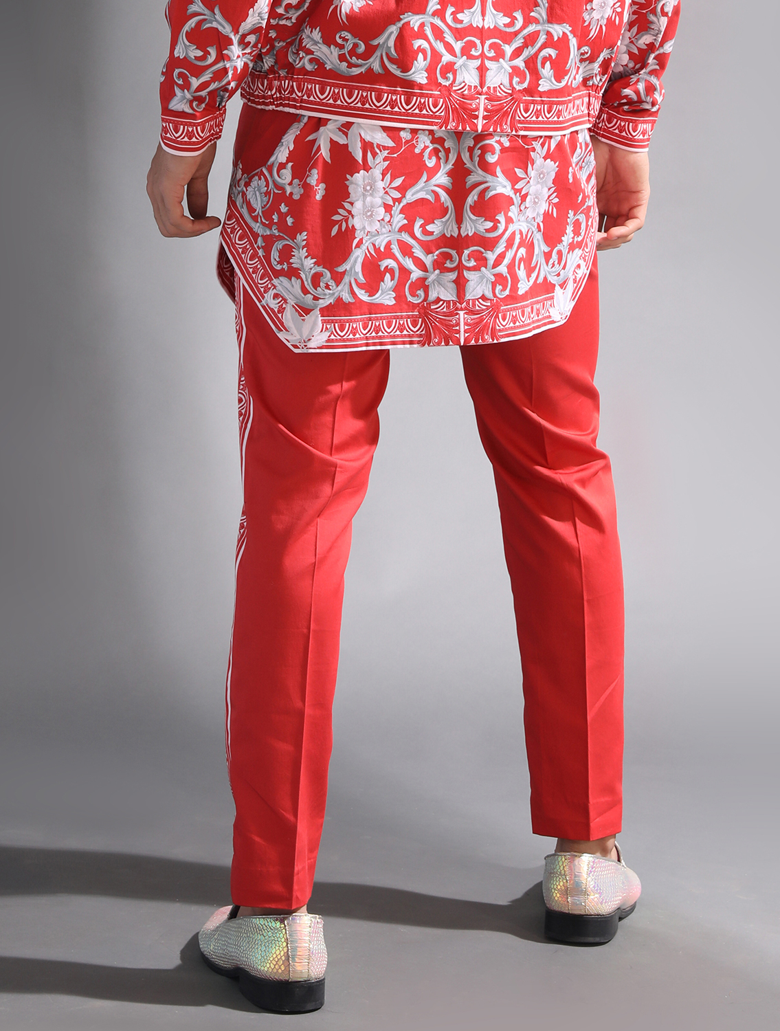 Red Baroque Trousers