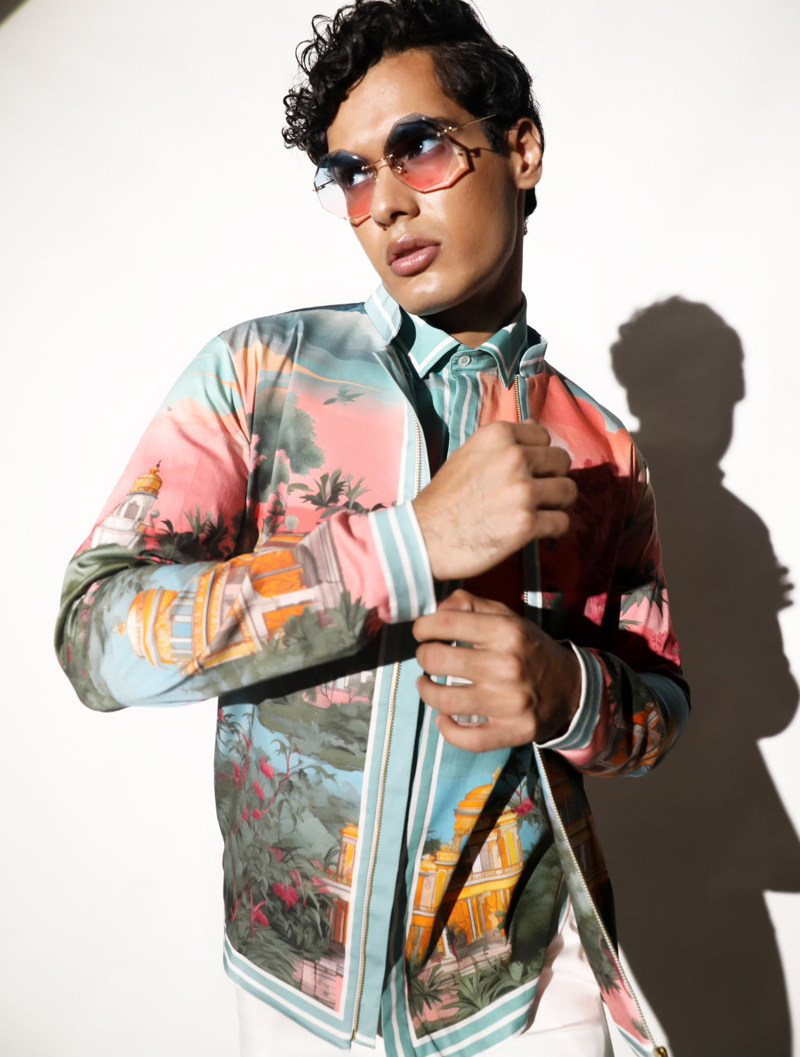 Sinhagarh Printed Bomber Jacket