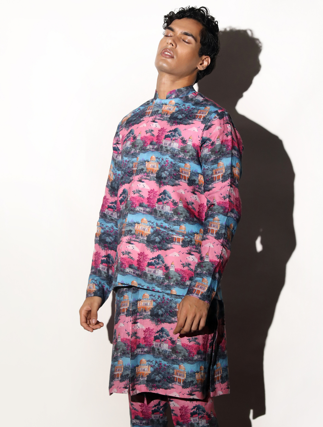 Raj Linen Kurta Pant Set