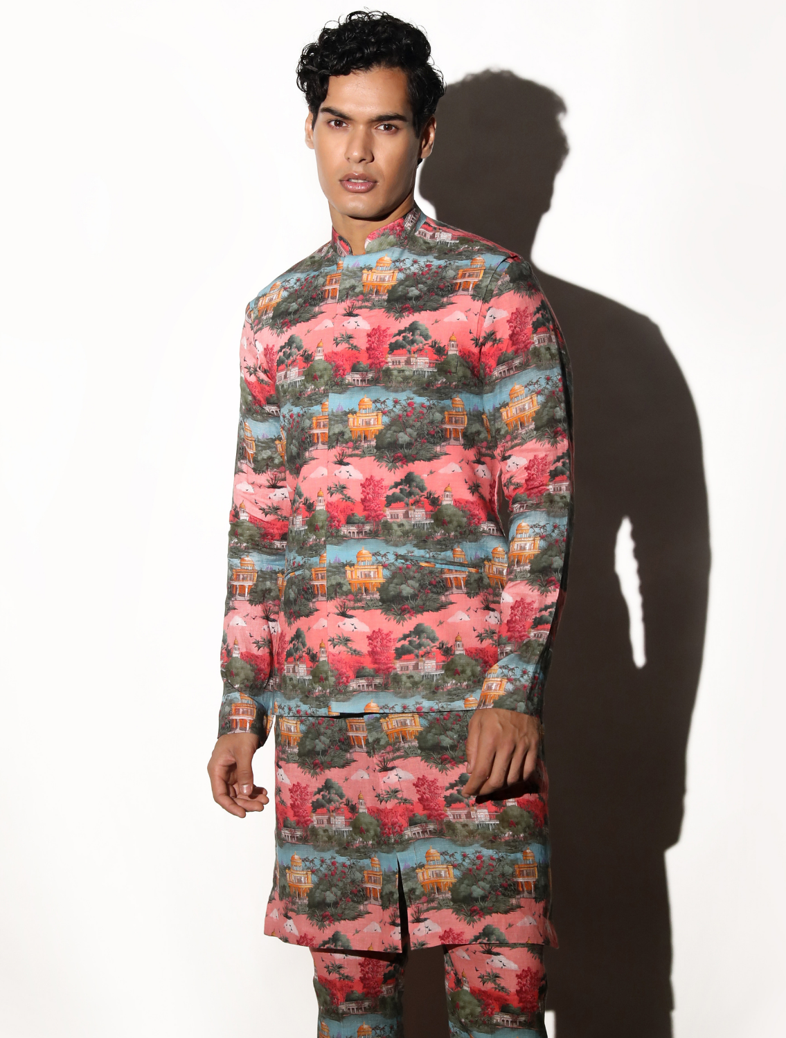 Karengarh Linen Kurta Pant Set