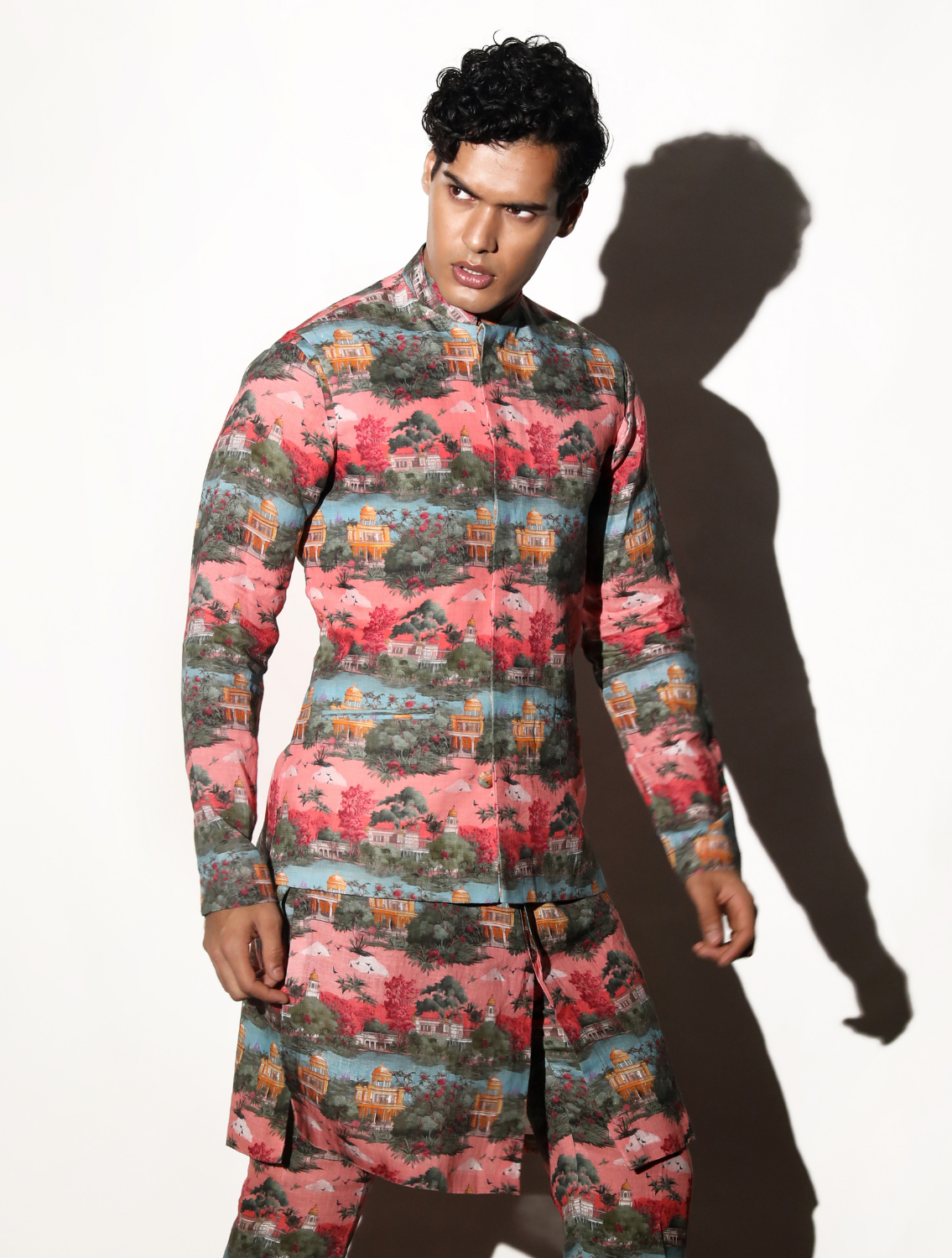 Karengarh Printed Kurta Pant Set