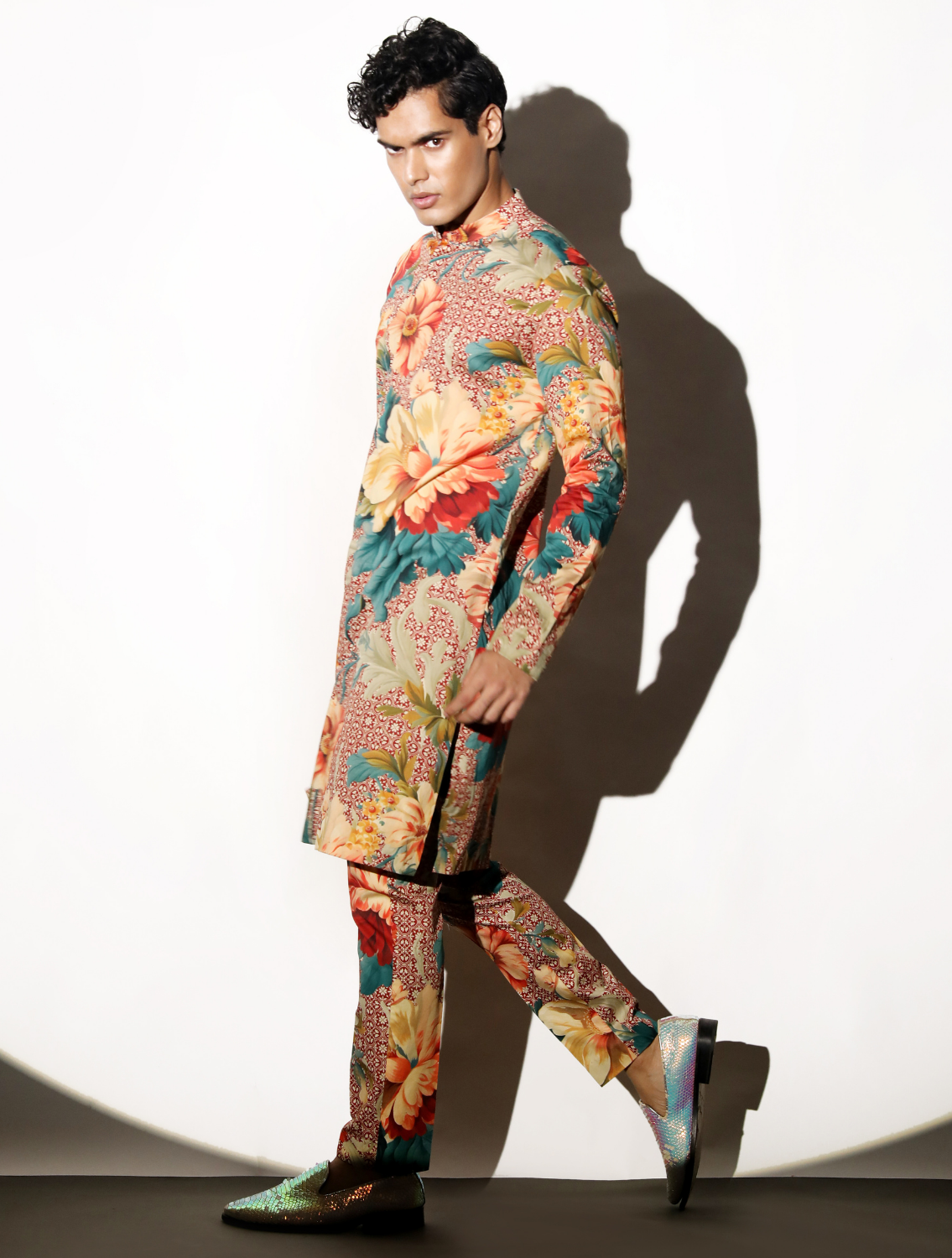 Rewaz Silk Kurta Pant Set