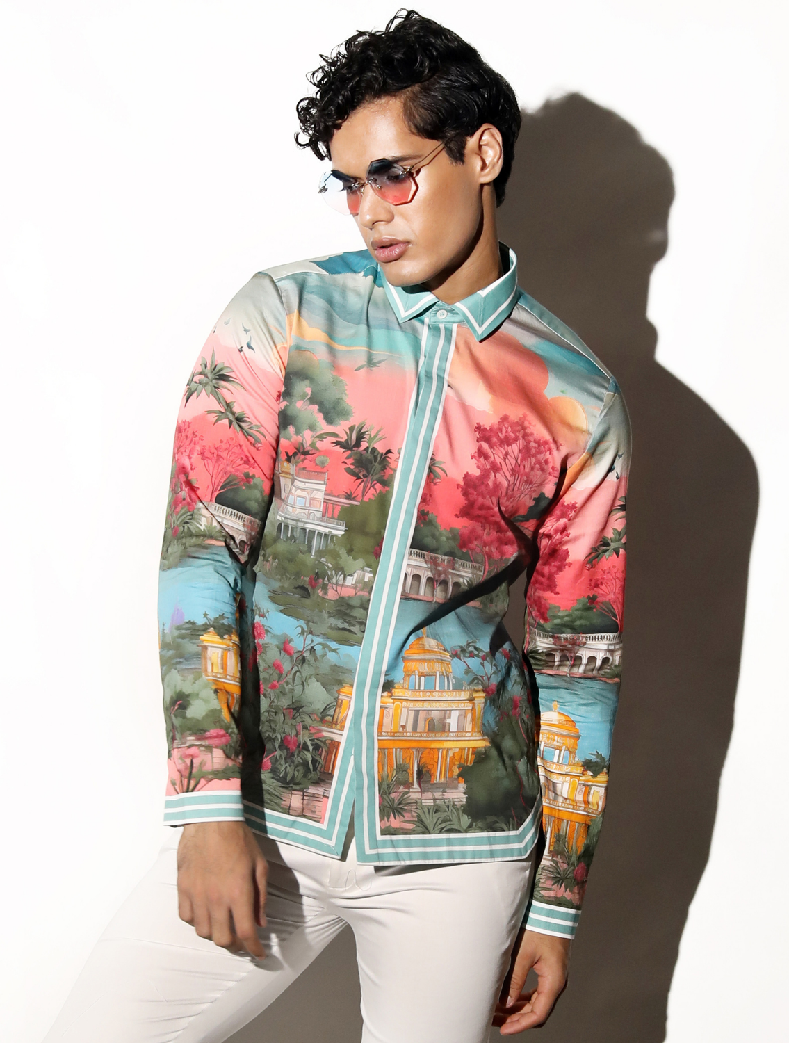 Umaid Printed Shirt Front