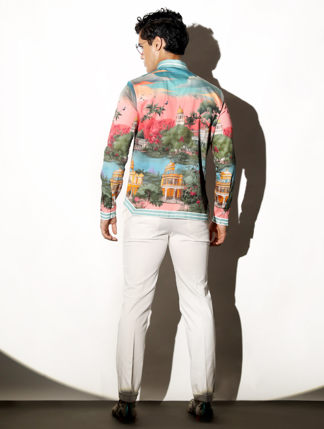 Umaid Printed Shirt Full Back