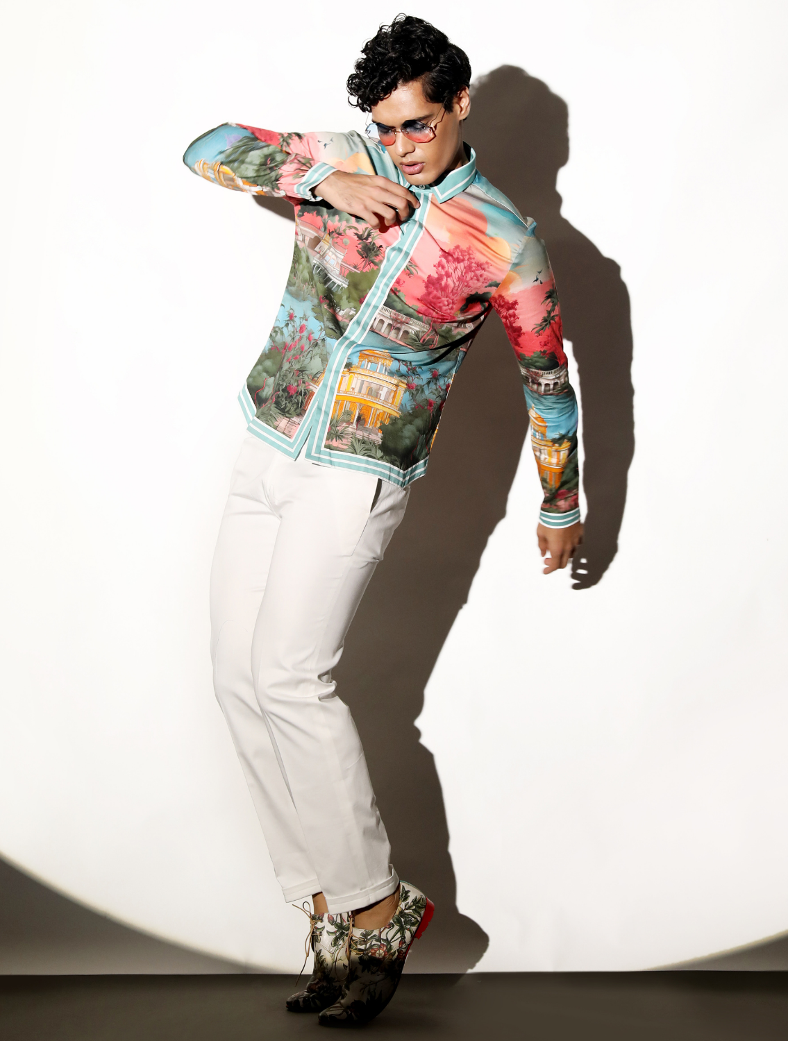 Umaid Printed Shirt Side