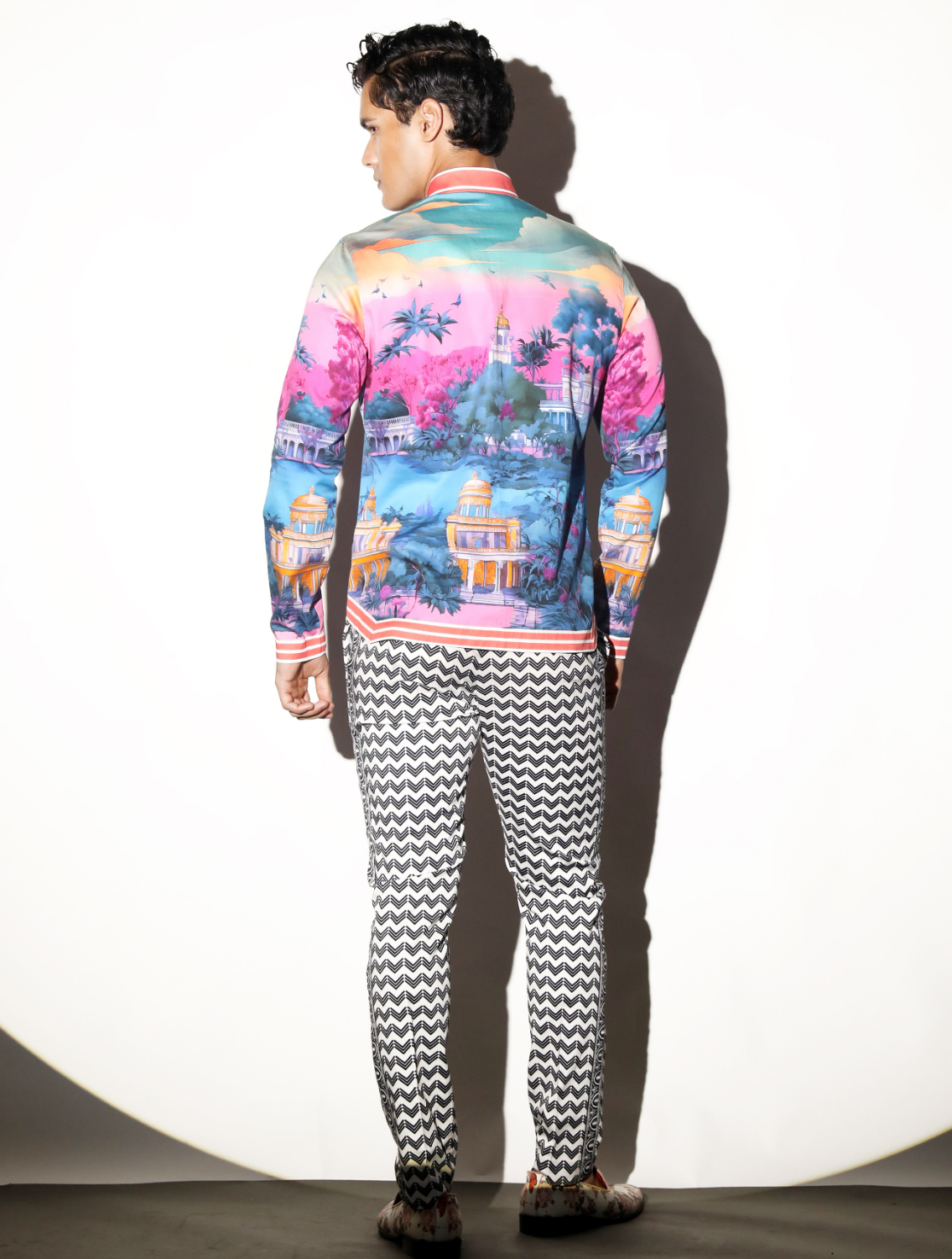 Firoz Printed Shirt Back