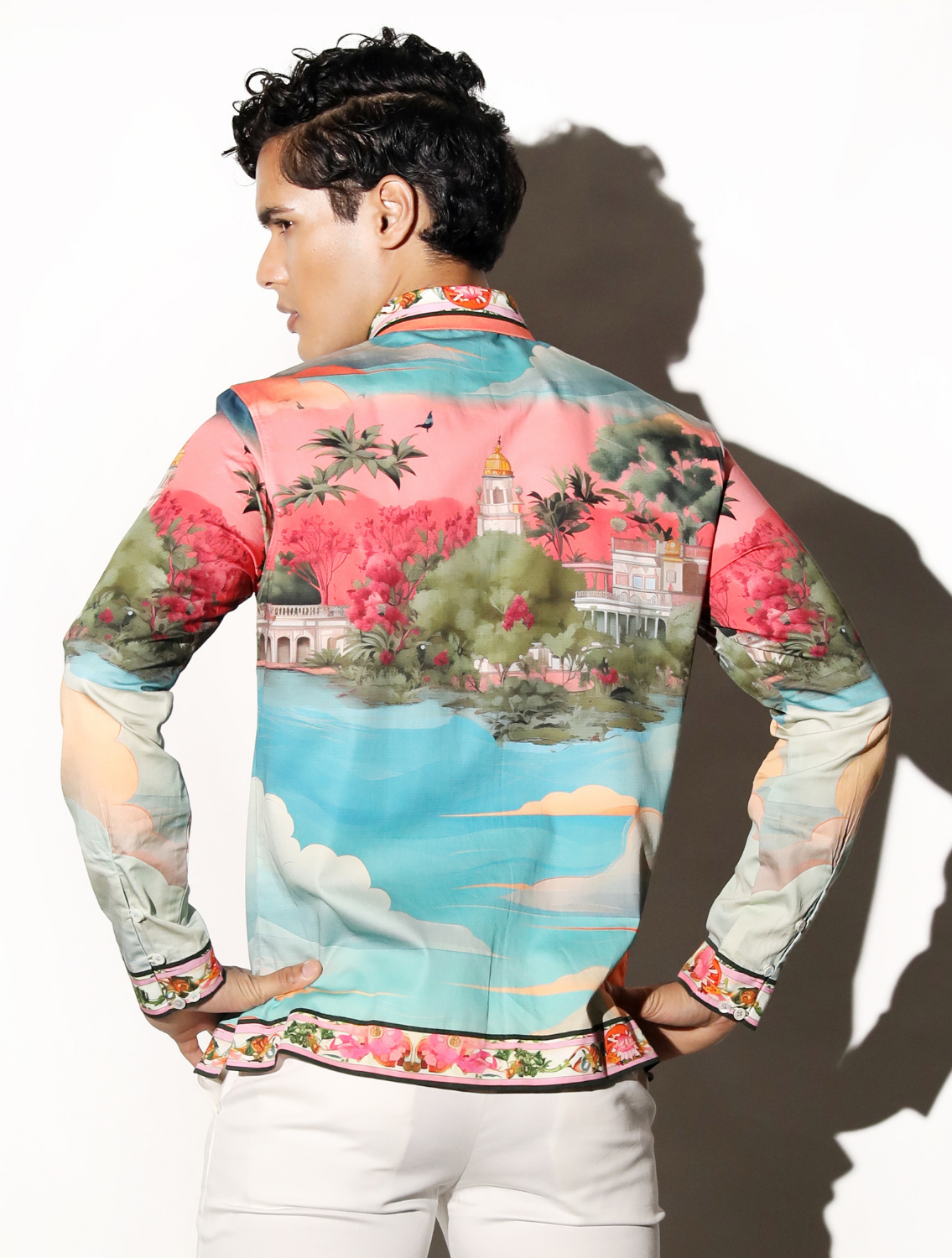 Falaknuma Printed Shirt Back