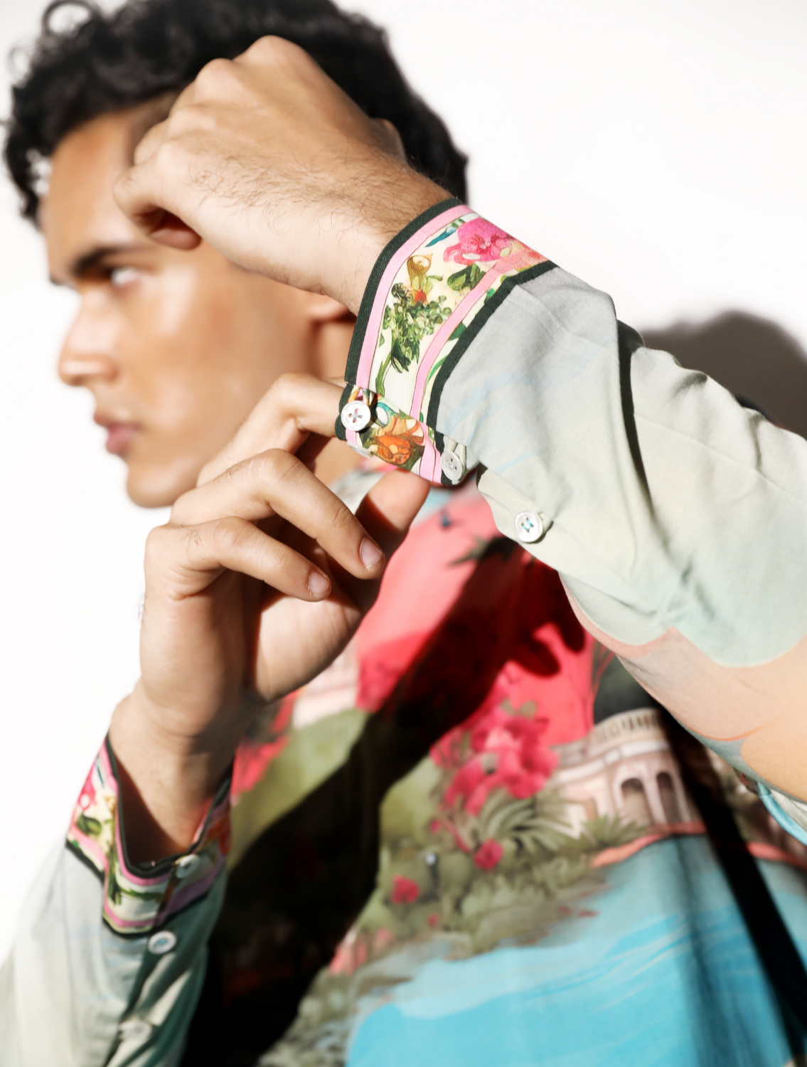 Falaknuma Printed Shirt Cuff
