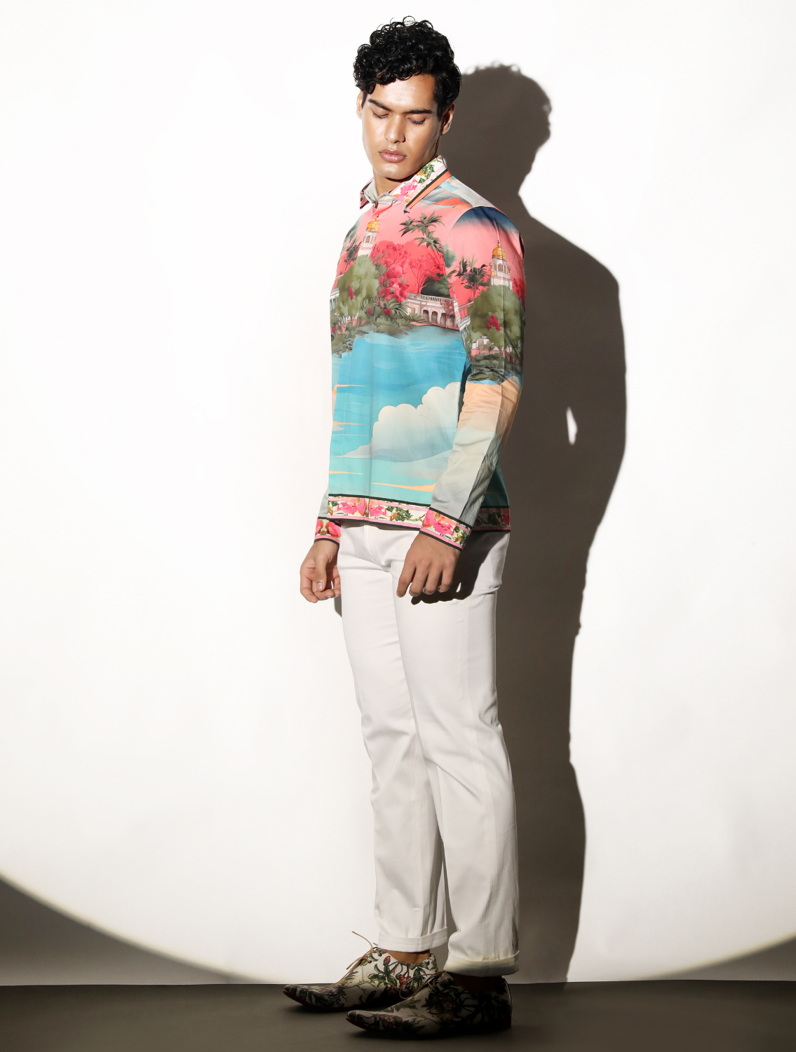 Falaknuma Printed Shirt Side
