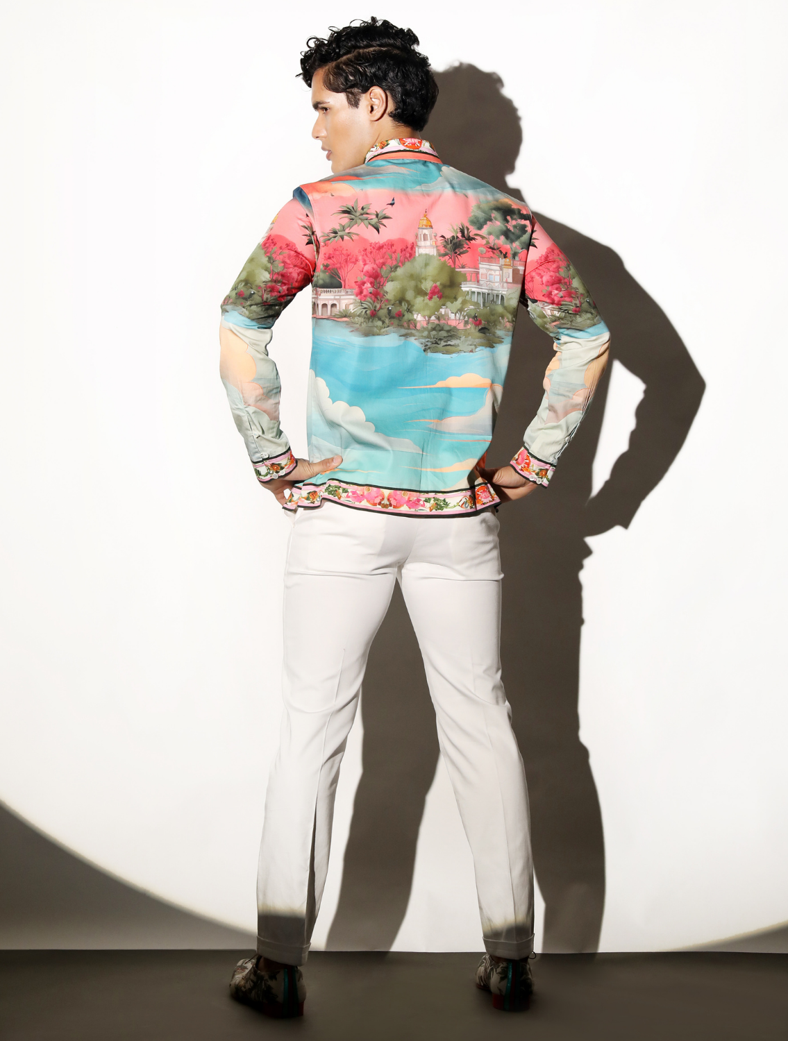 Falaknuma Printed Shirt Back