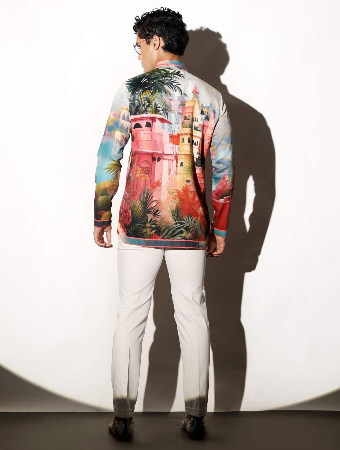 Amethyst Printed Shirt Full Back