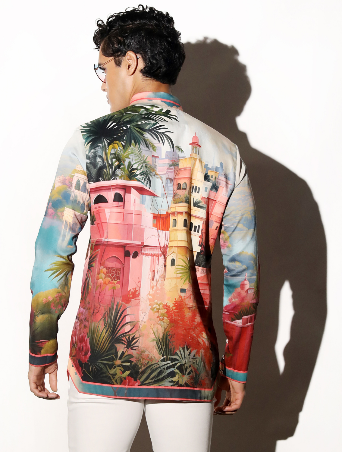 Amethyst Printed Shirt Back