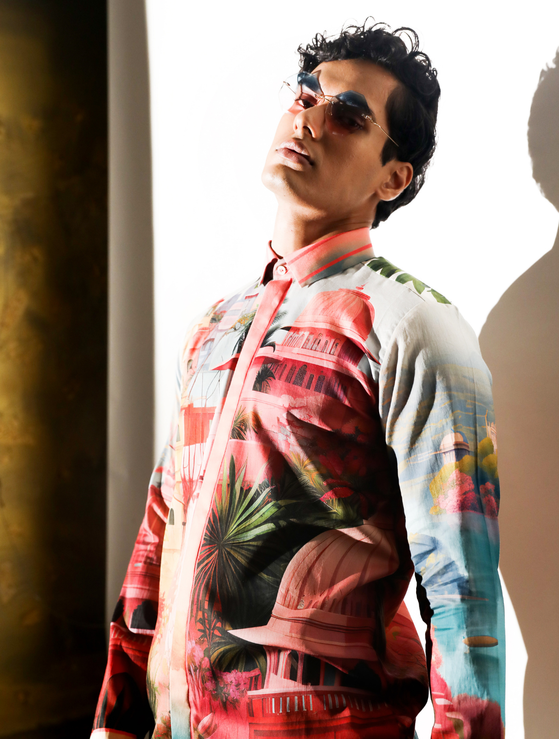 Amethyst Printed Shirt Side