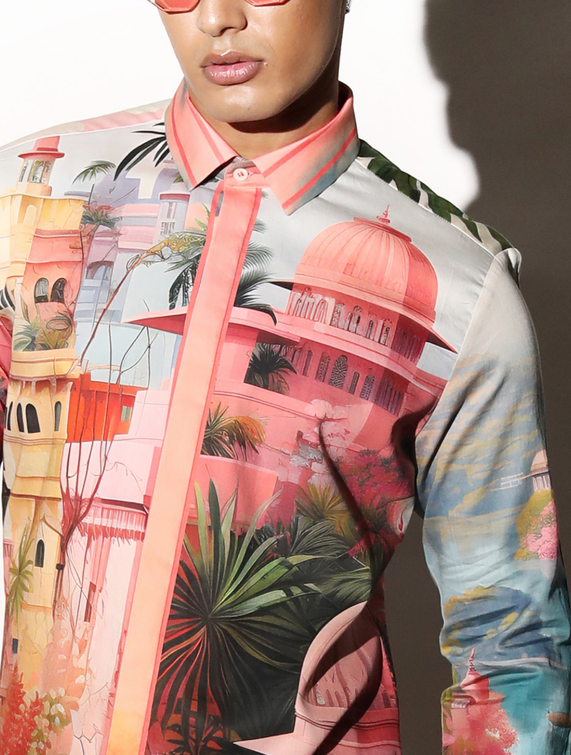 Amethyst Printed Shirt Zoom