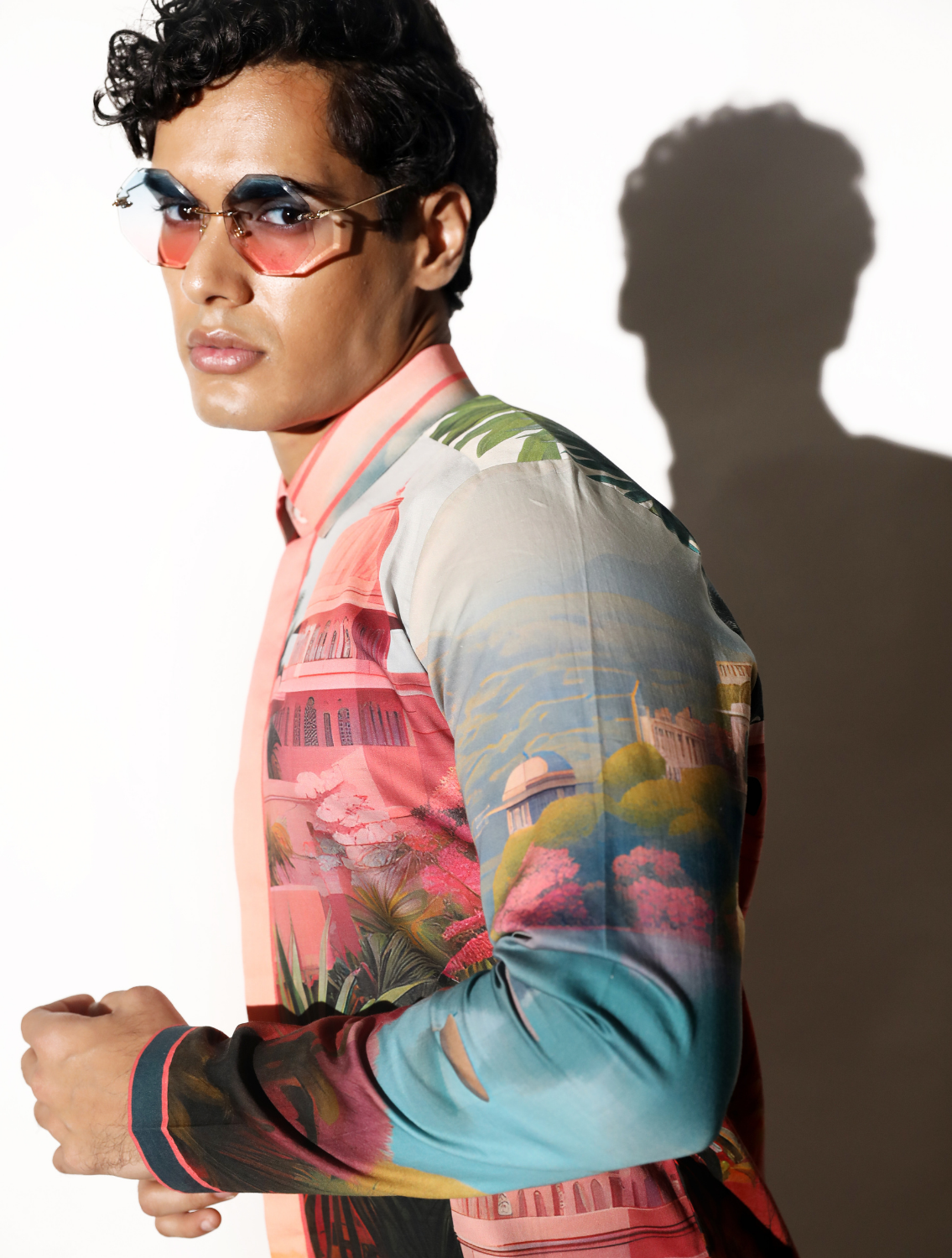Amethyst Printed Shirt Sleeve