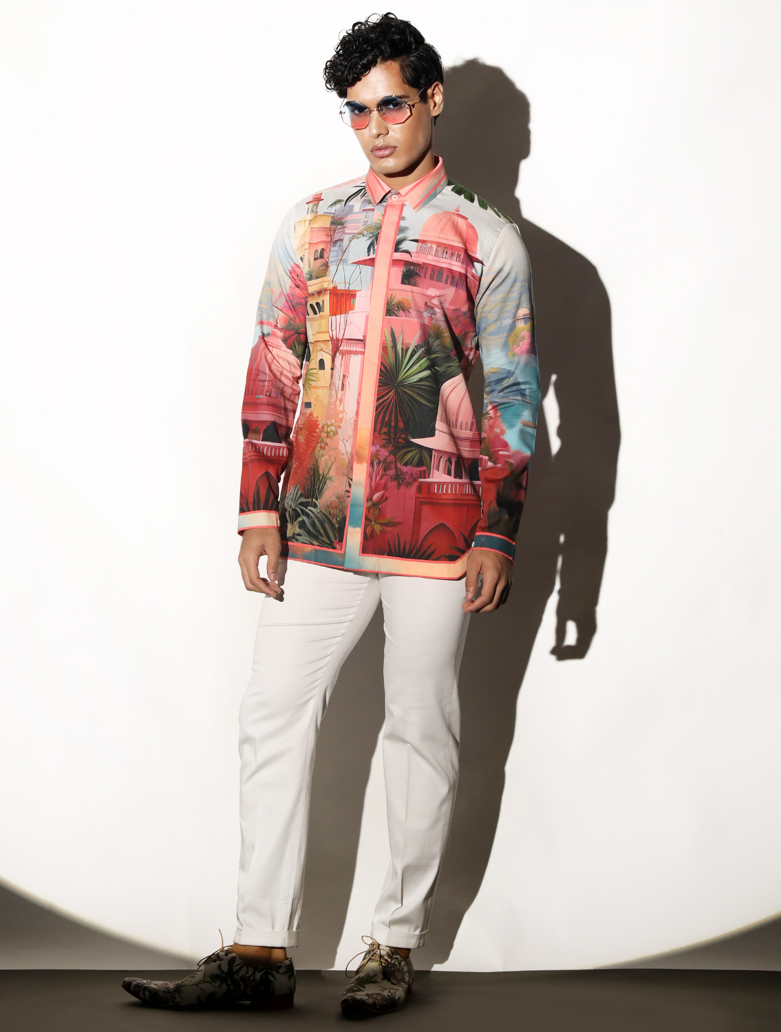 Amethyst Printed Shirt Full Front