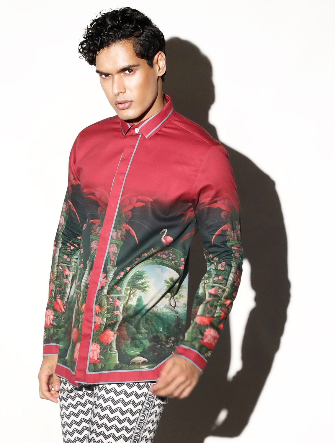 Amber Engineered Printed Shirt