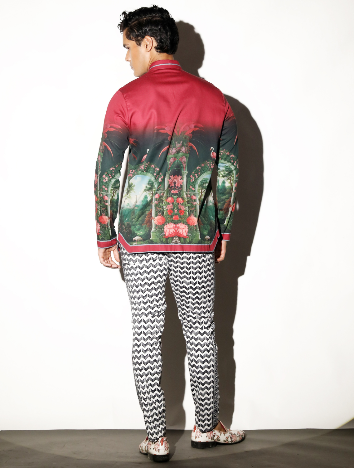 Amber Printed Shirt Back