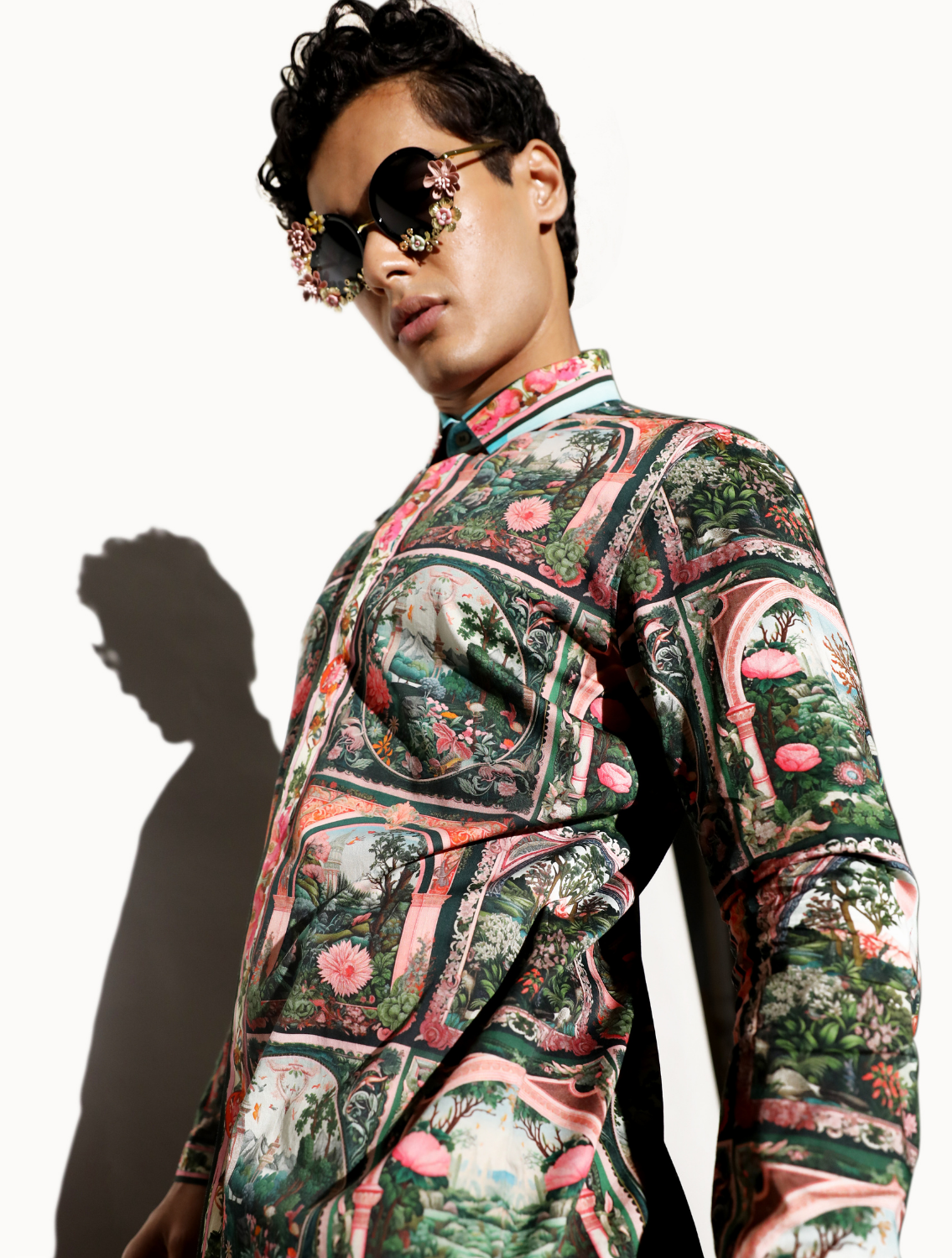 Lucknow Cotton Printed Shirt