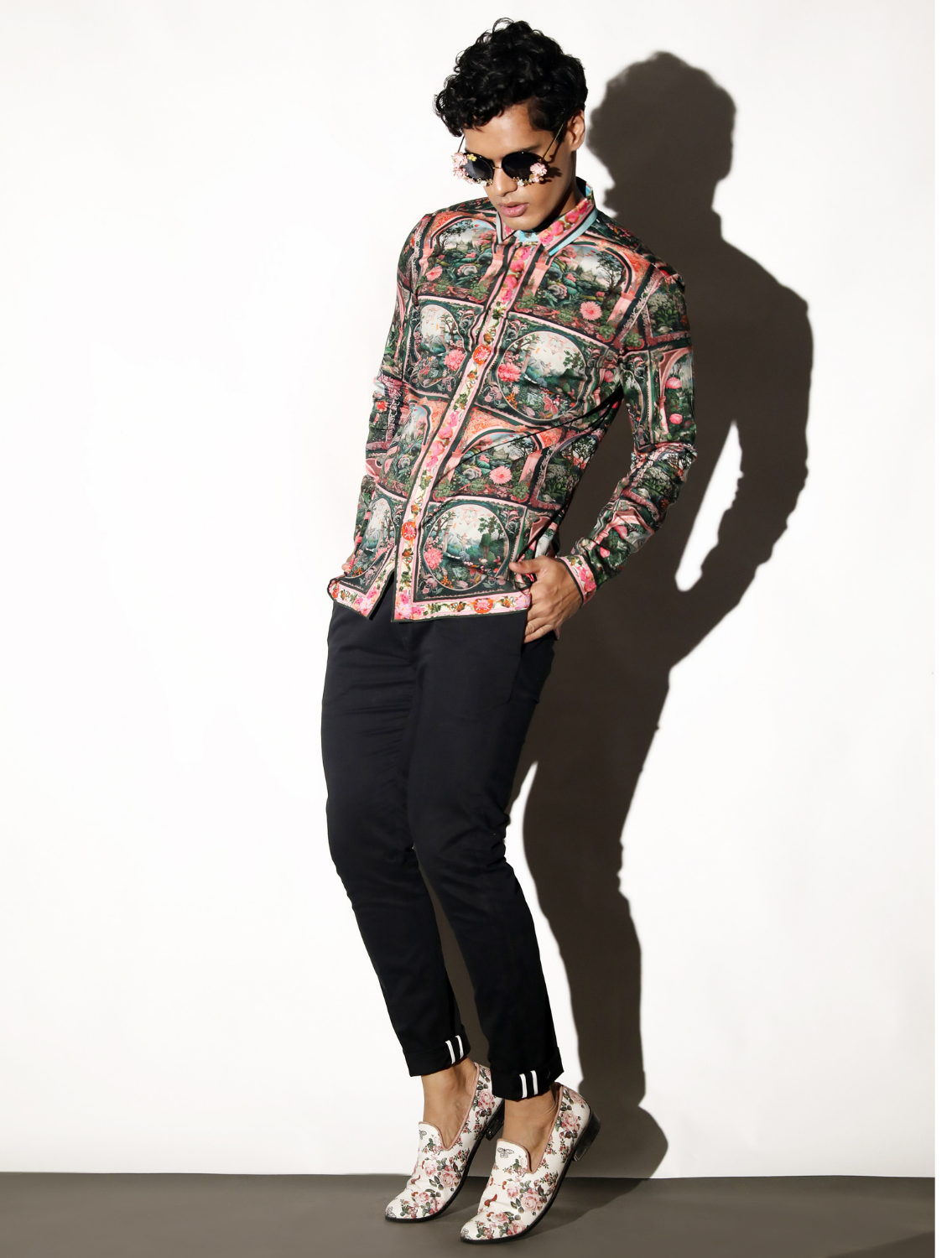 Lucknow All Over Printed Shirt Front