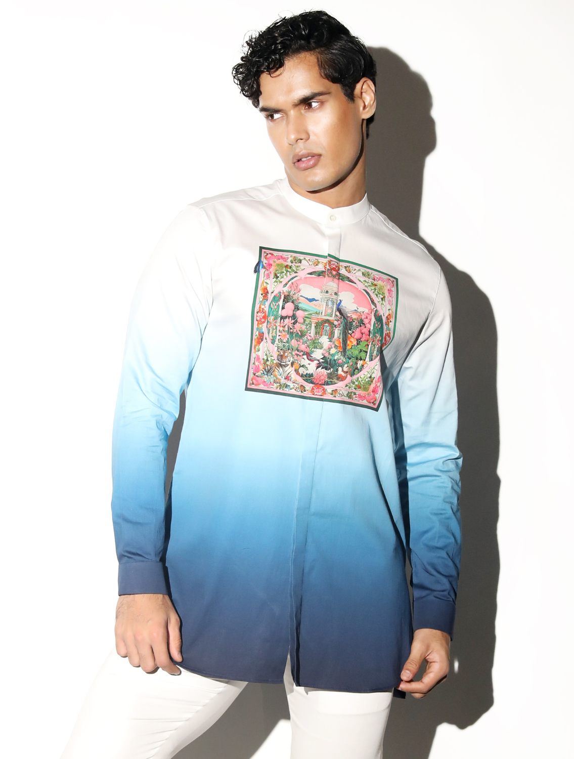 Amer Ombre Printed Shirt