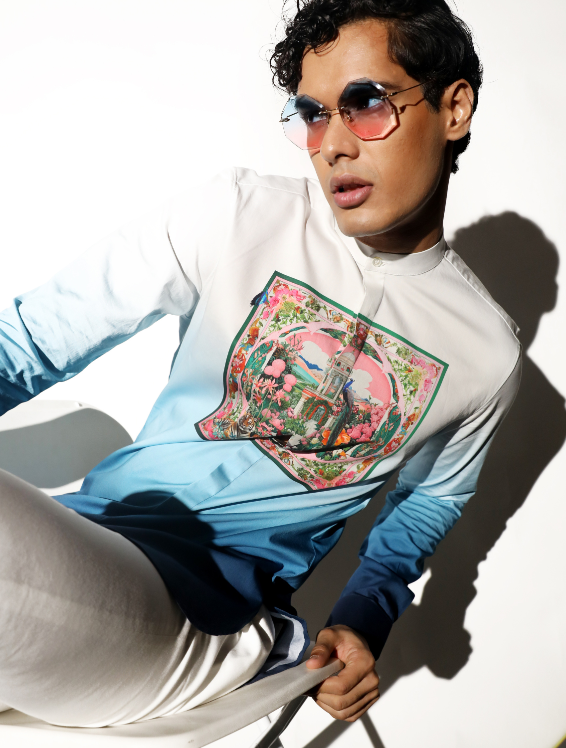 Amer Blue Ombre Shirt