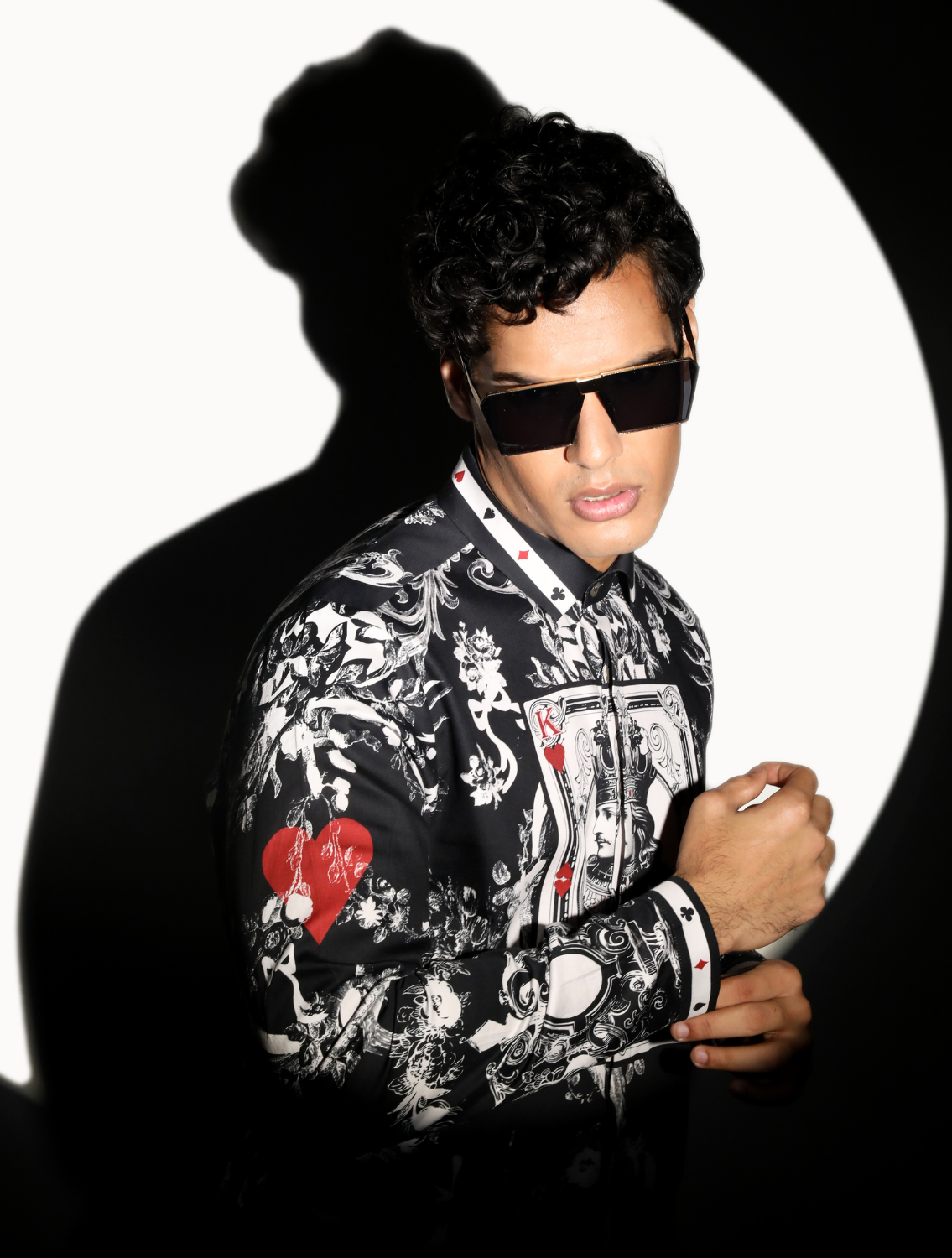 Rajsamand Taash Printed Shirt