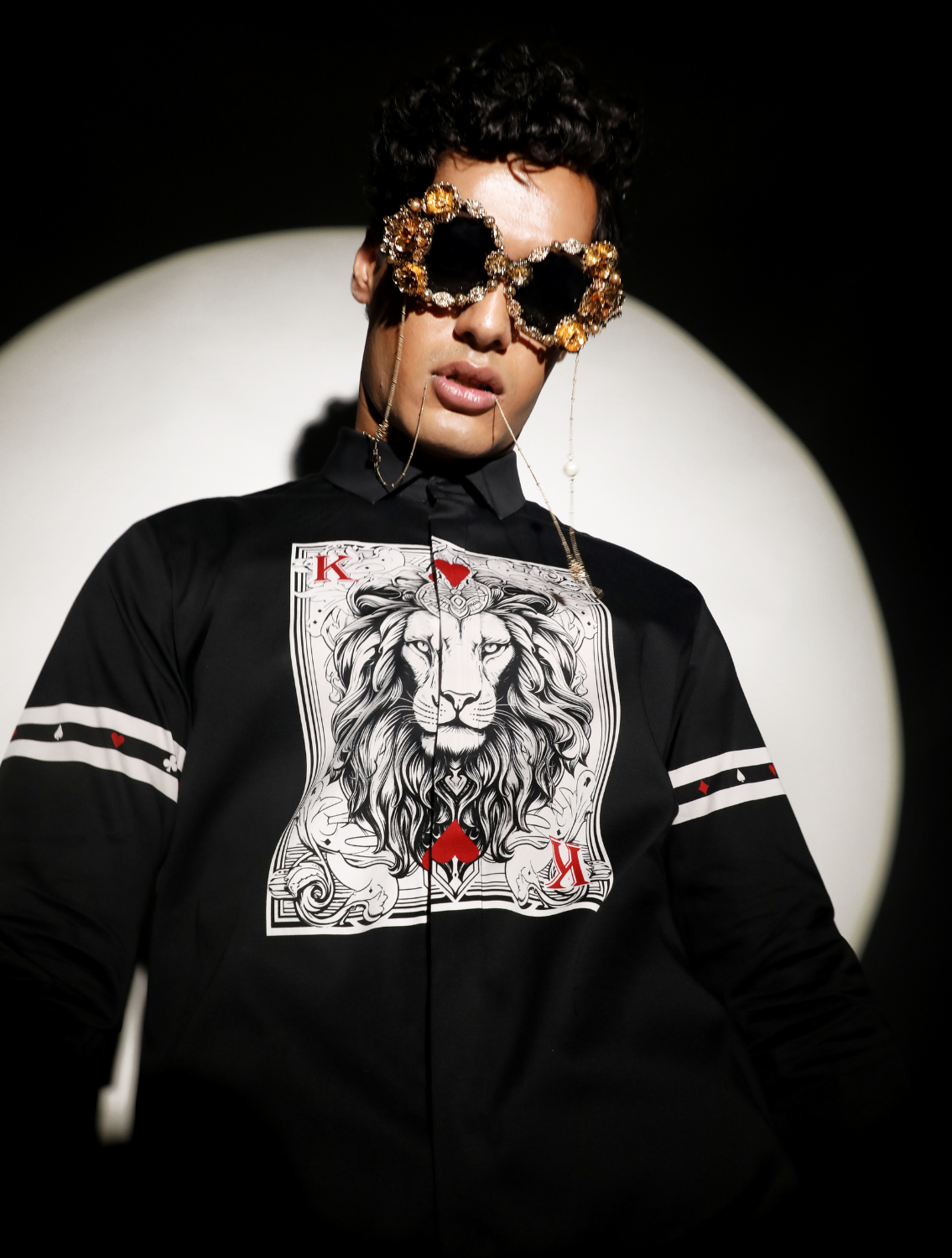 Danish Taash Black Shirt