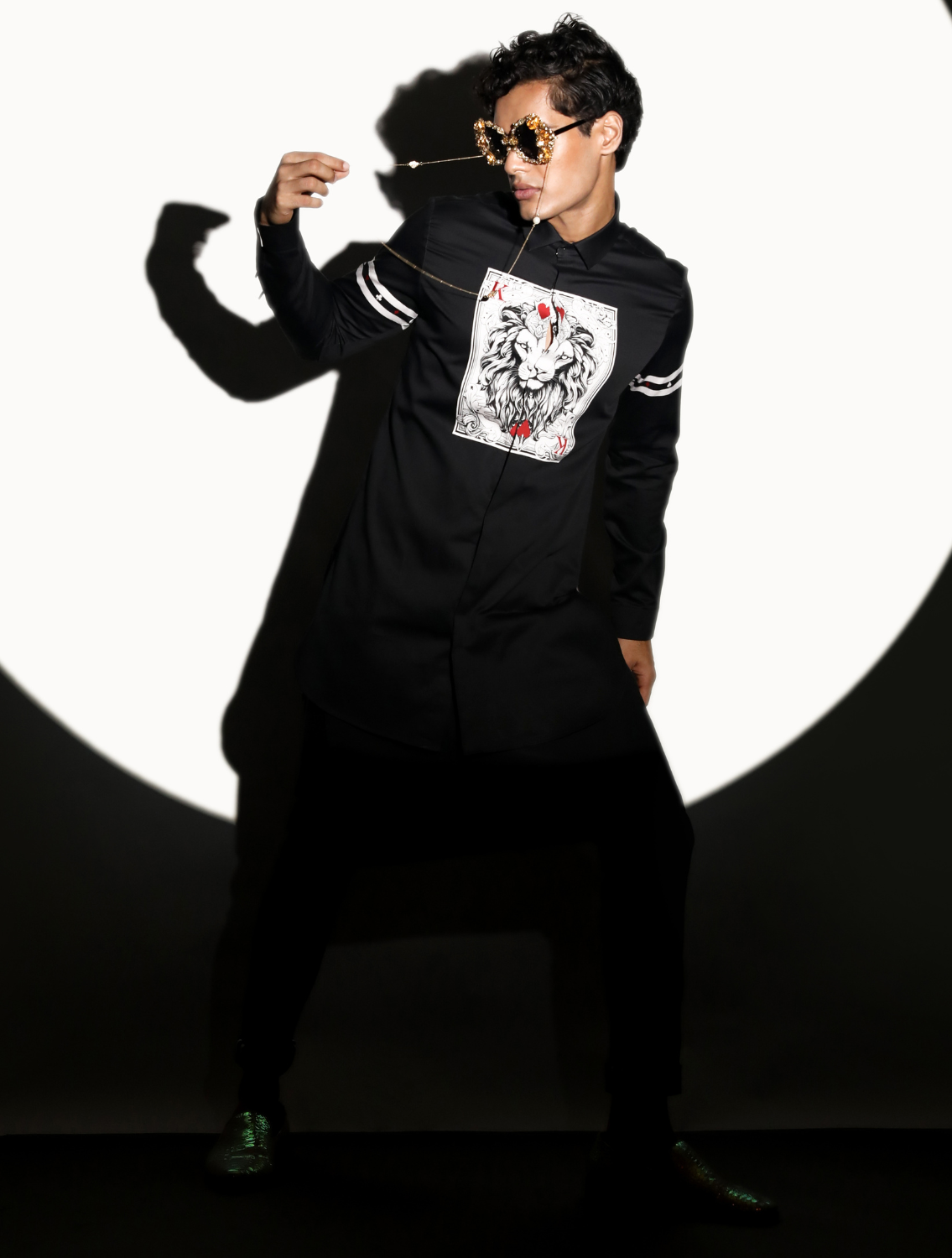 Danish Taash Printed Shirt