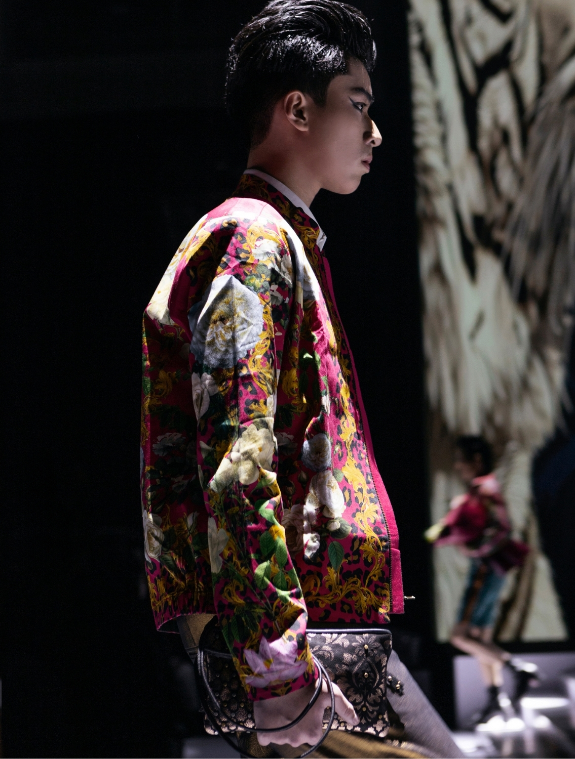 Wild Monarch Printed Bomber Jacket
