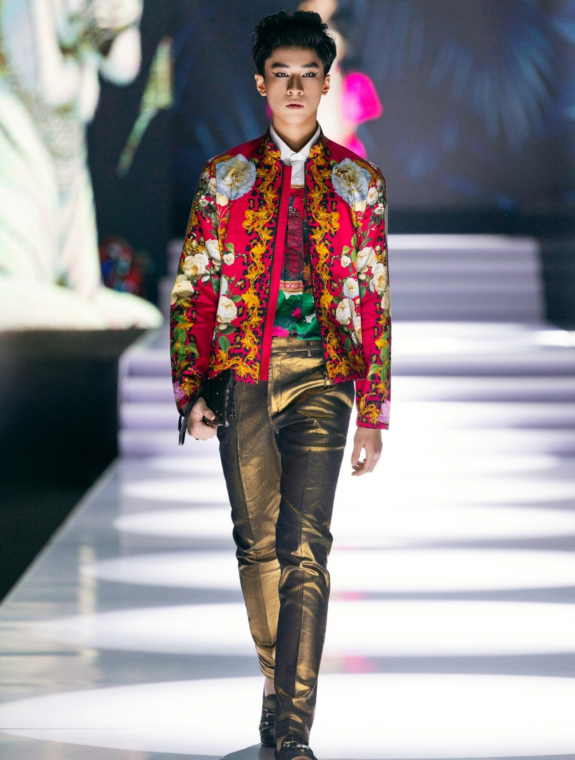 Wild Monarch Printed Bomber Jacket