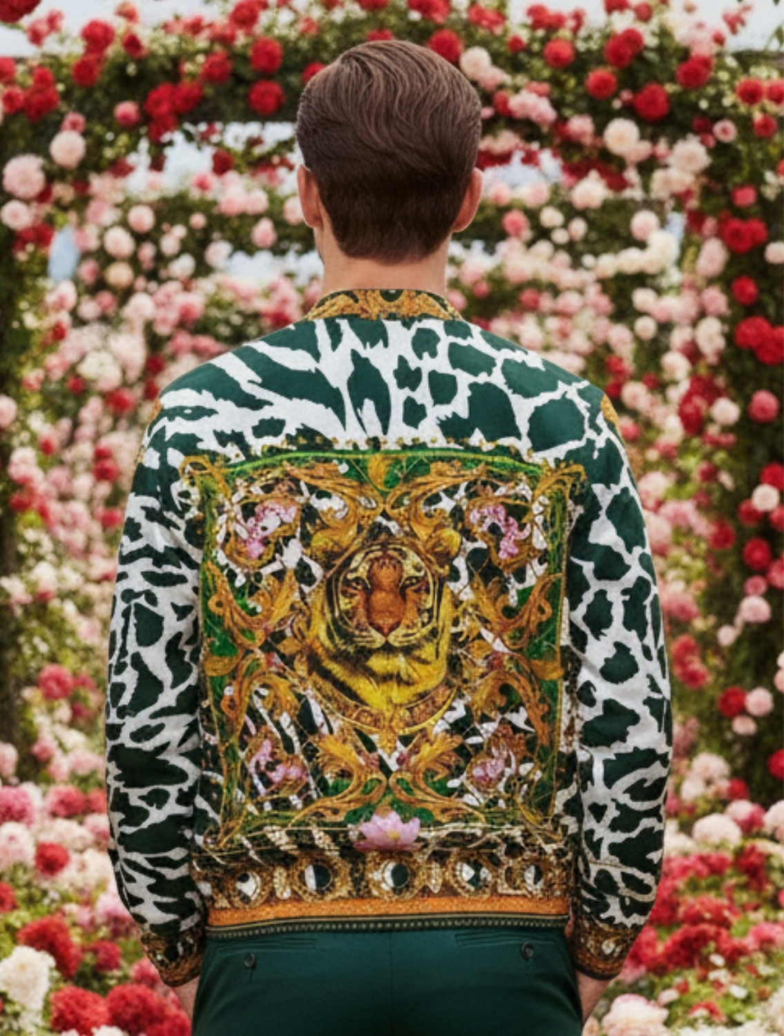 Monsoon Engineered Printed Bomber Jacket