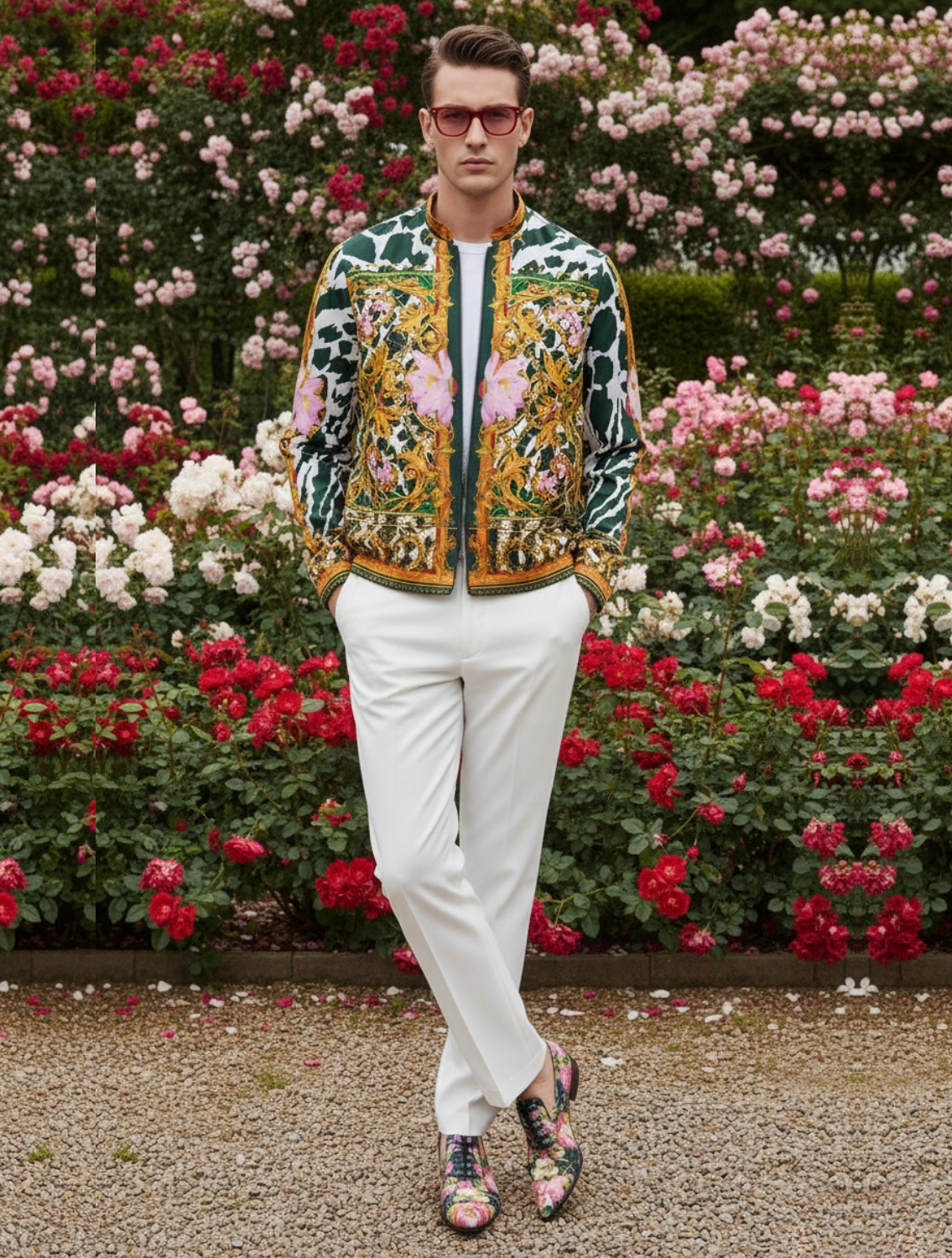 Monsoon Engineered Printed Bomber Jacket
