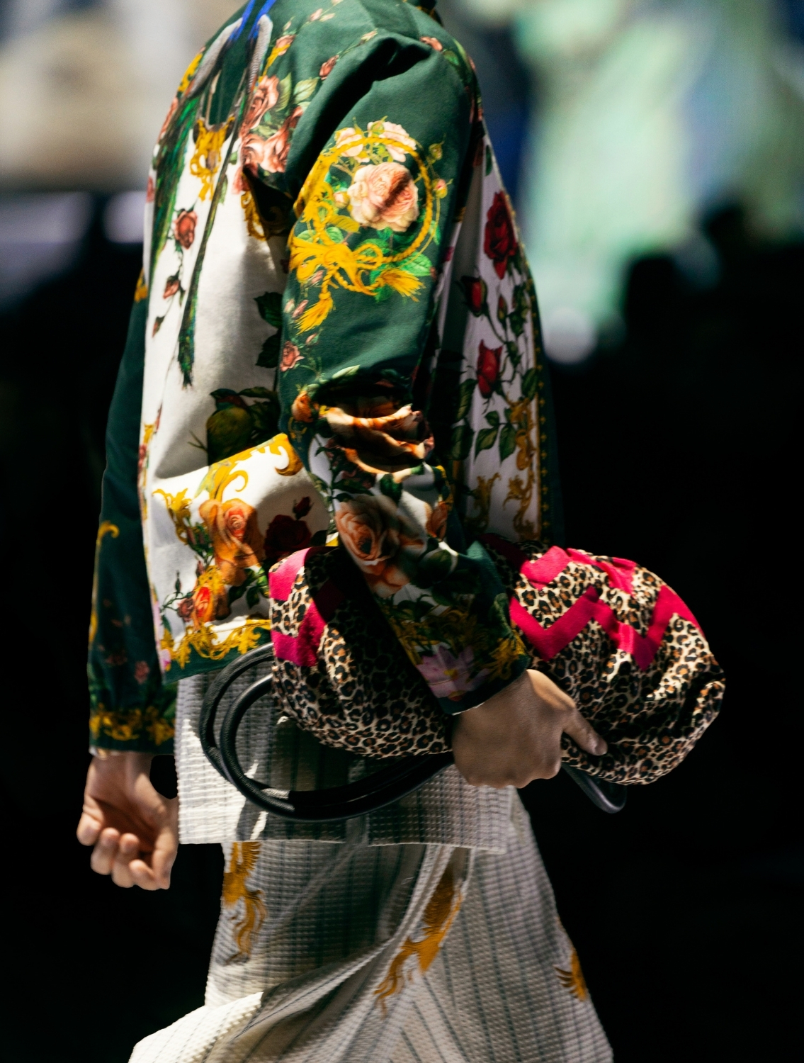 Echoes Engineered Printed Bomber Jacket