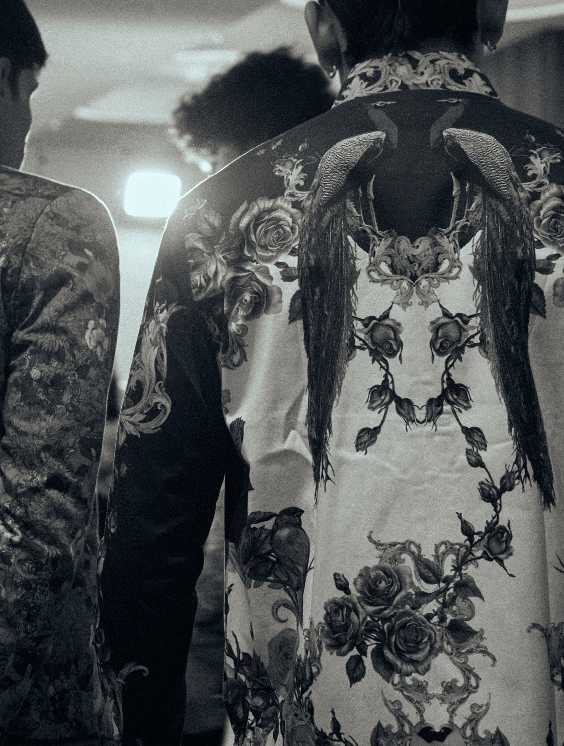 Echoes Engineered Printed Bomber Jacket