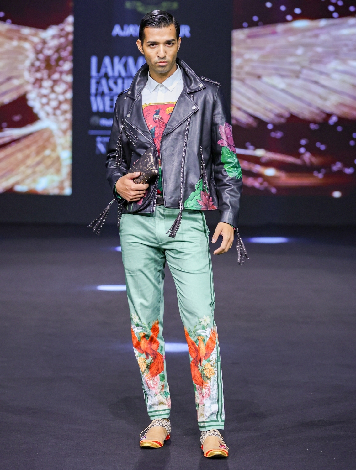 Ronny Side Striper Printed Trousers