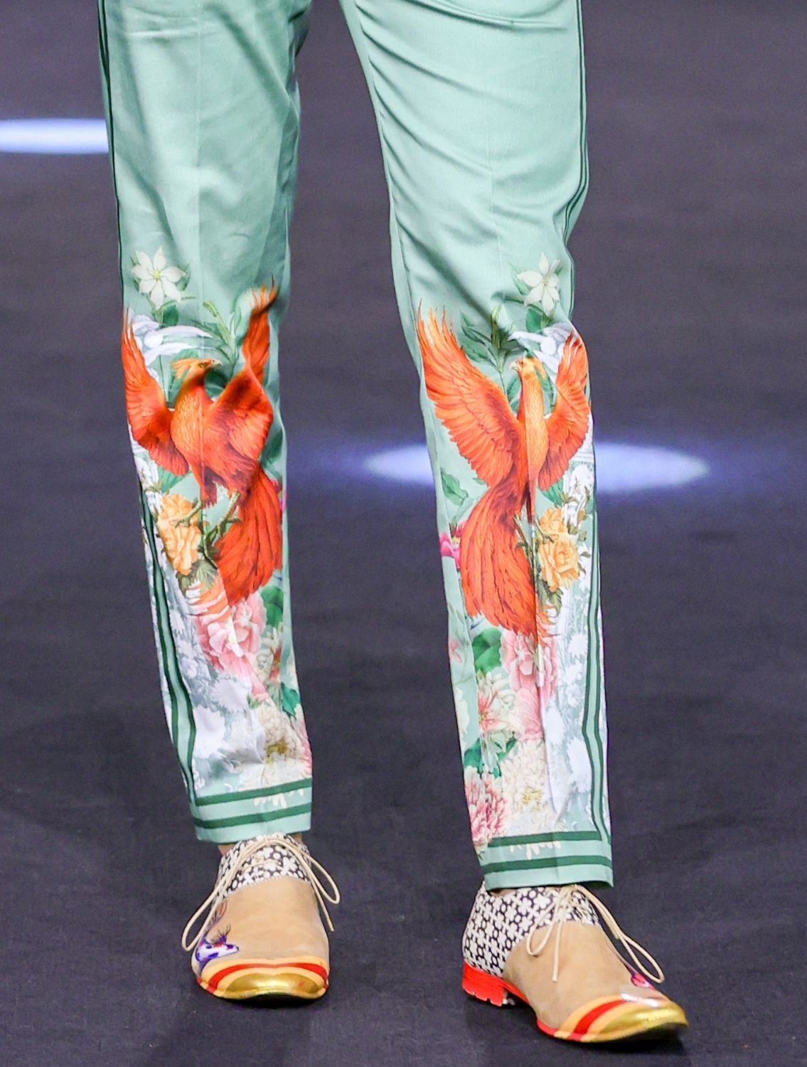 Ronny Side Striper Printed Trousers