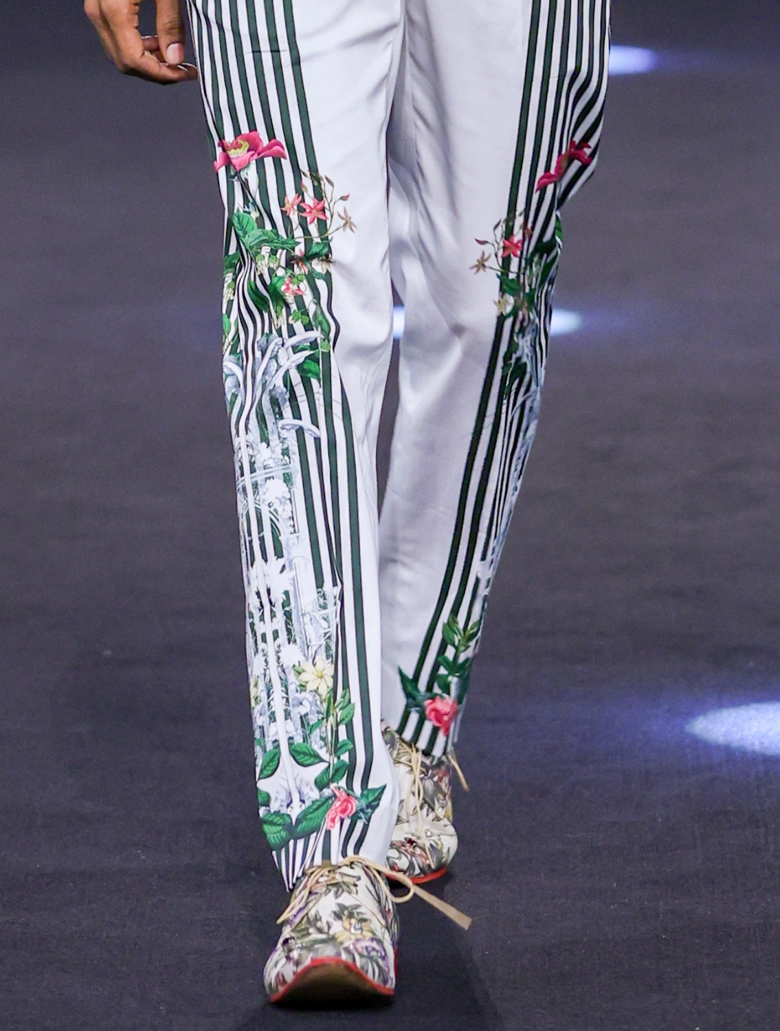 Robby Side Striper Printed Trousers