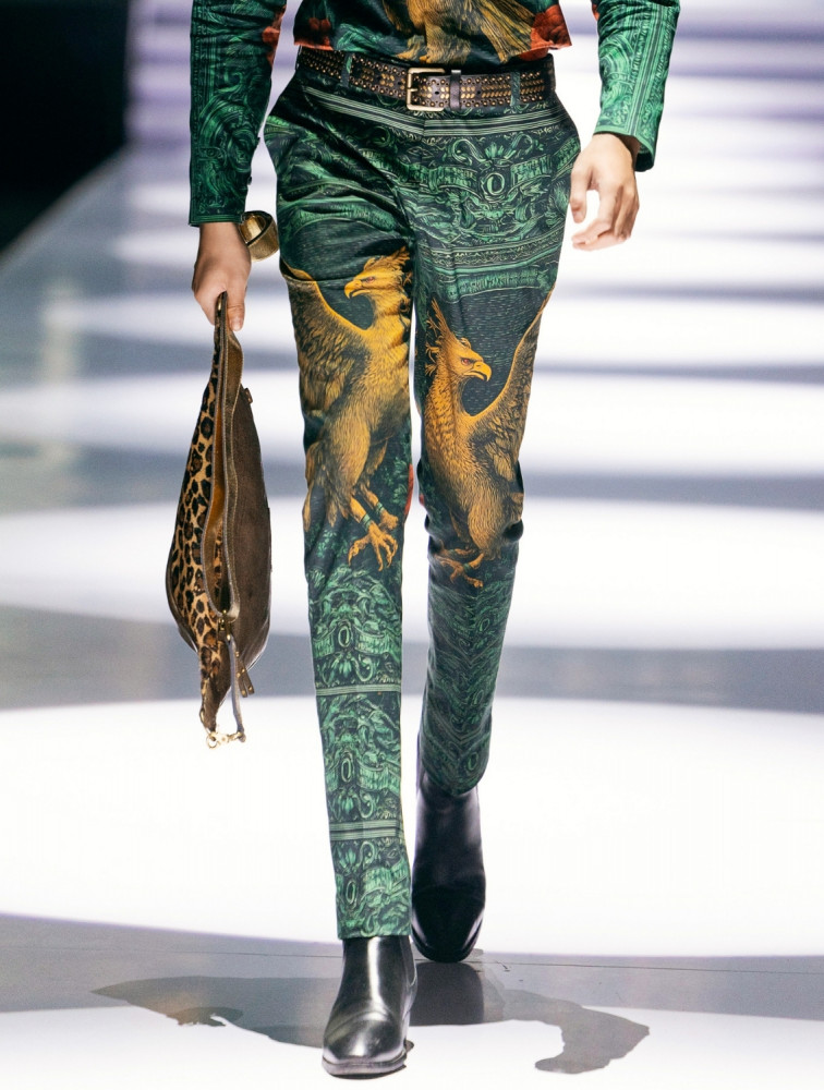 Image of Rising Phoenix Printed Trousers