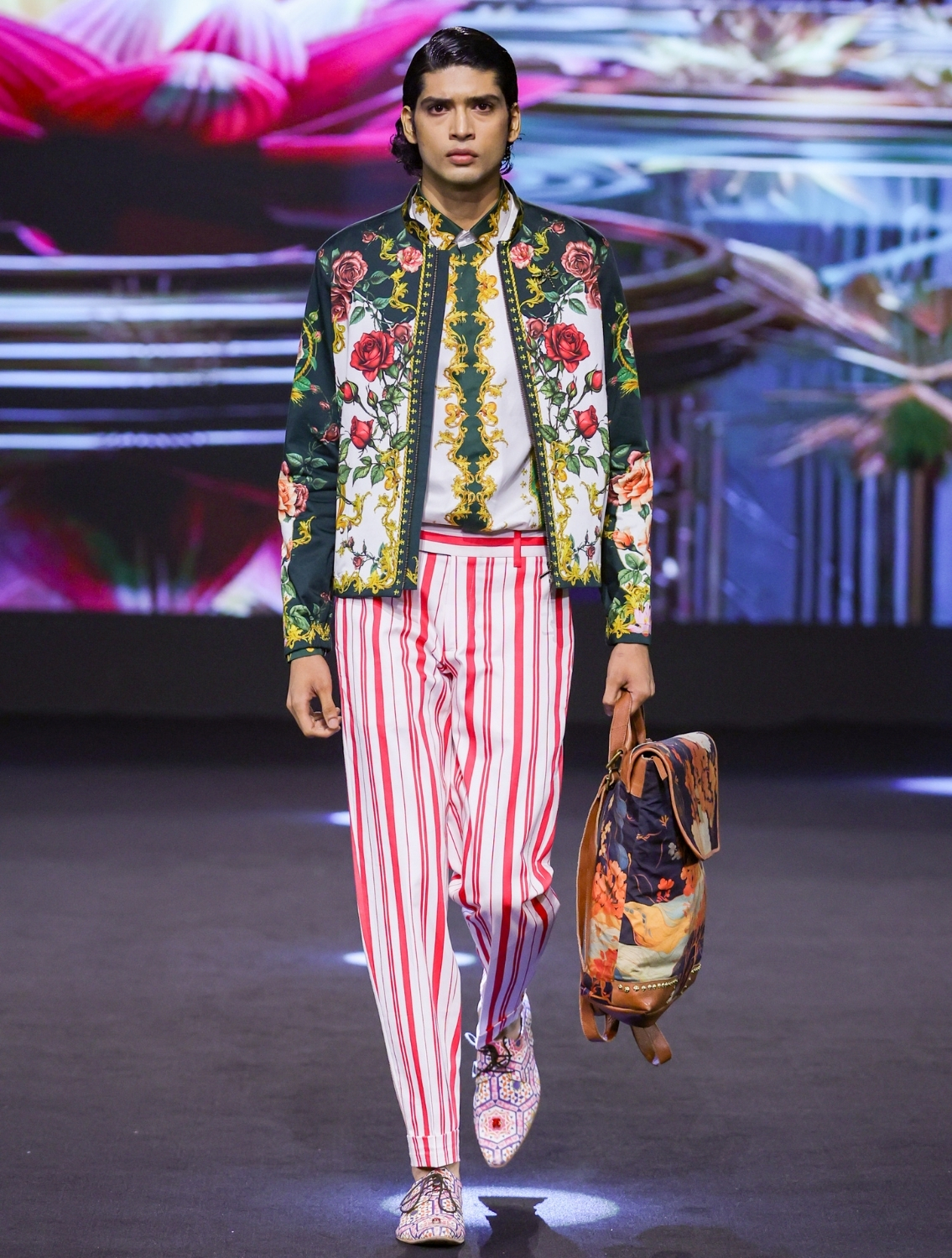 Pinker Striper Trousers