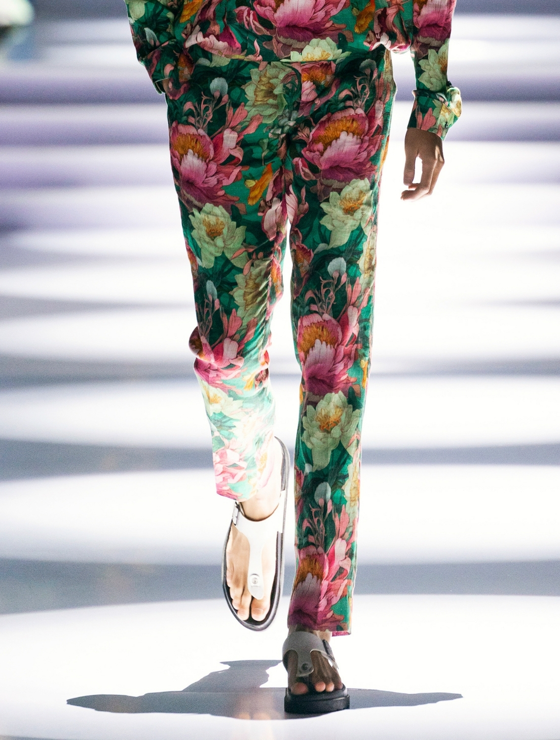 Mayhem Linen Printed Trousers