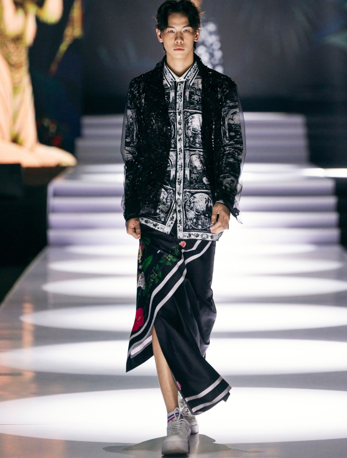 Natori Black Sarong Dhoti